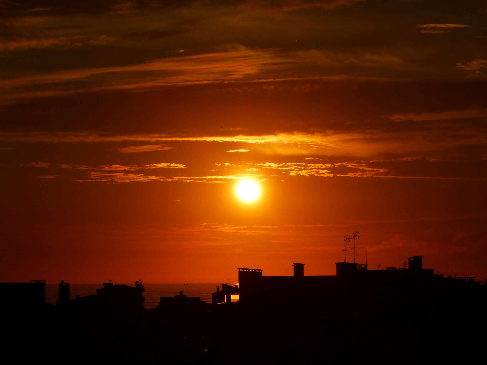 Fujifilm FinePix A820 sample photo. Cloudy sunset photography