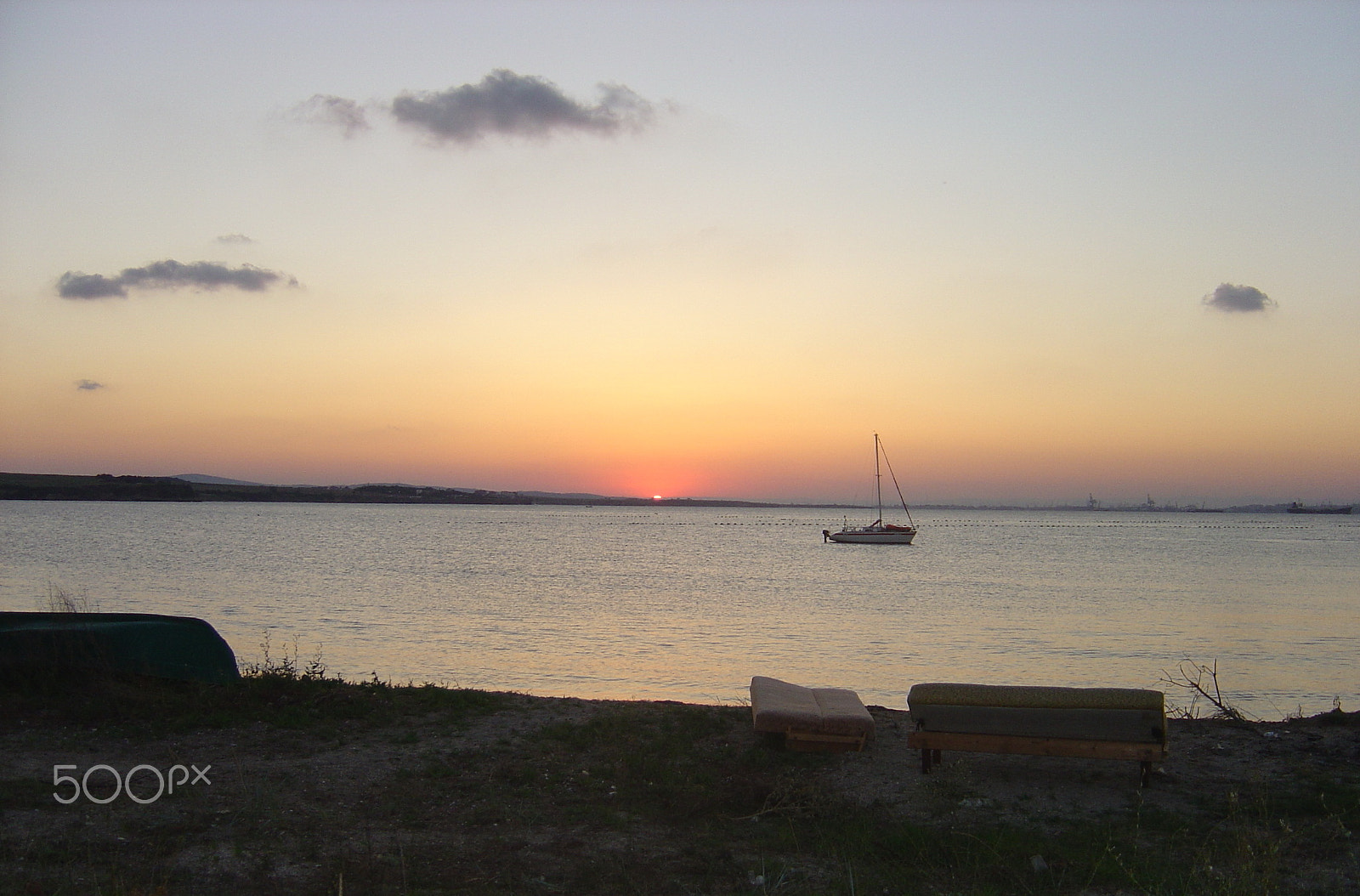Sony DSC-P10 sample photo. Sunset on the beach photography
