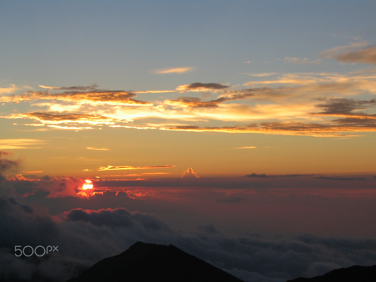 Canon POWERSHOT A75 sample photo. Haleakala sunrise photography