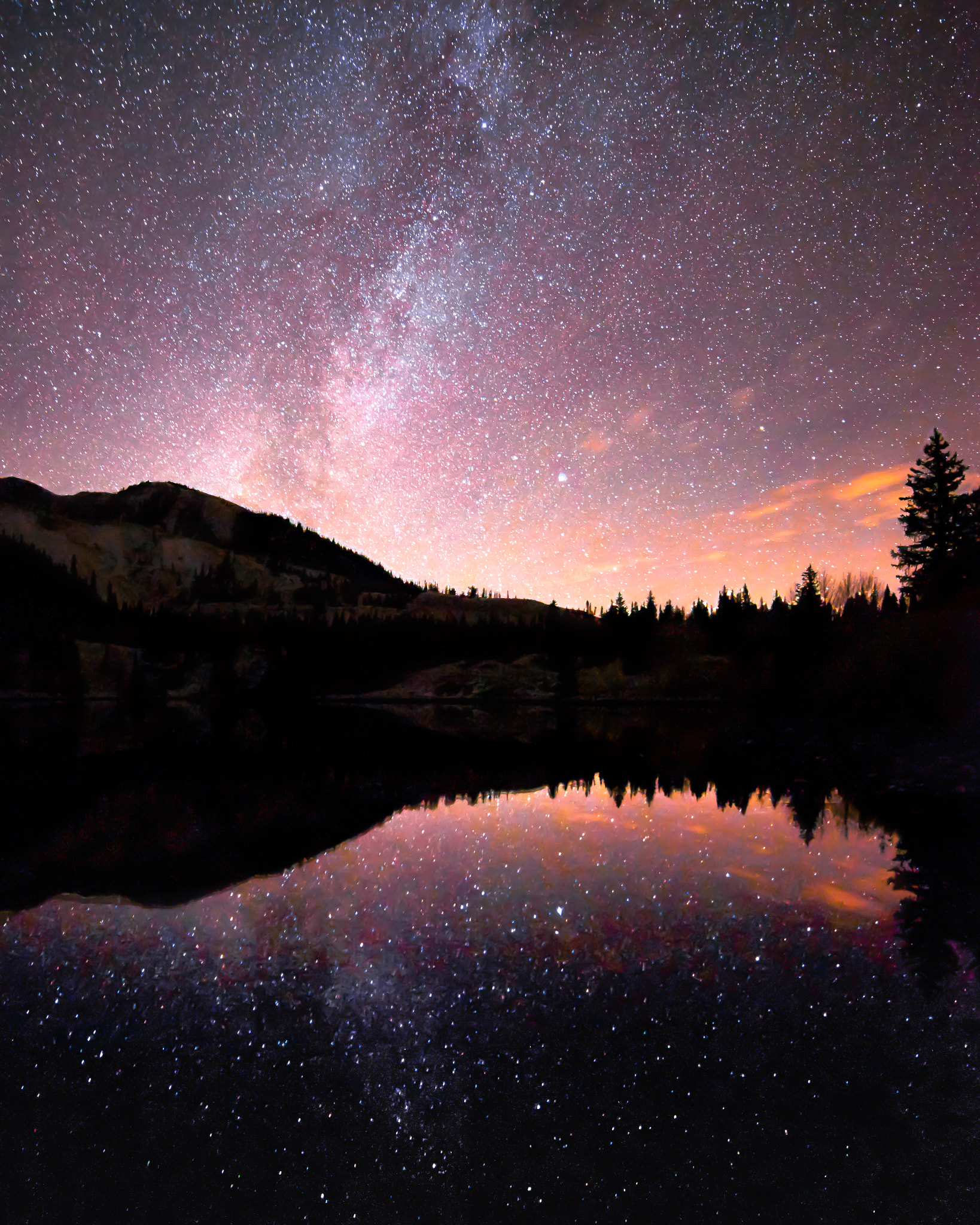 Nikon D800 + AF Nikkor 50mm f/1.8 sample photo. Thomas lake at night photography