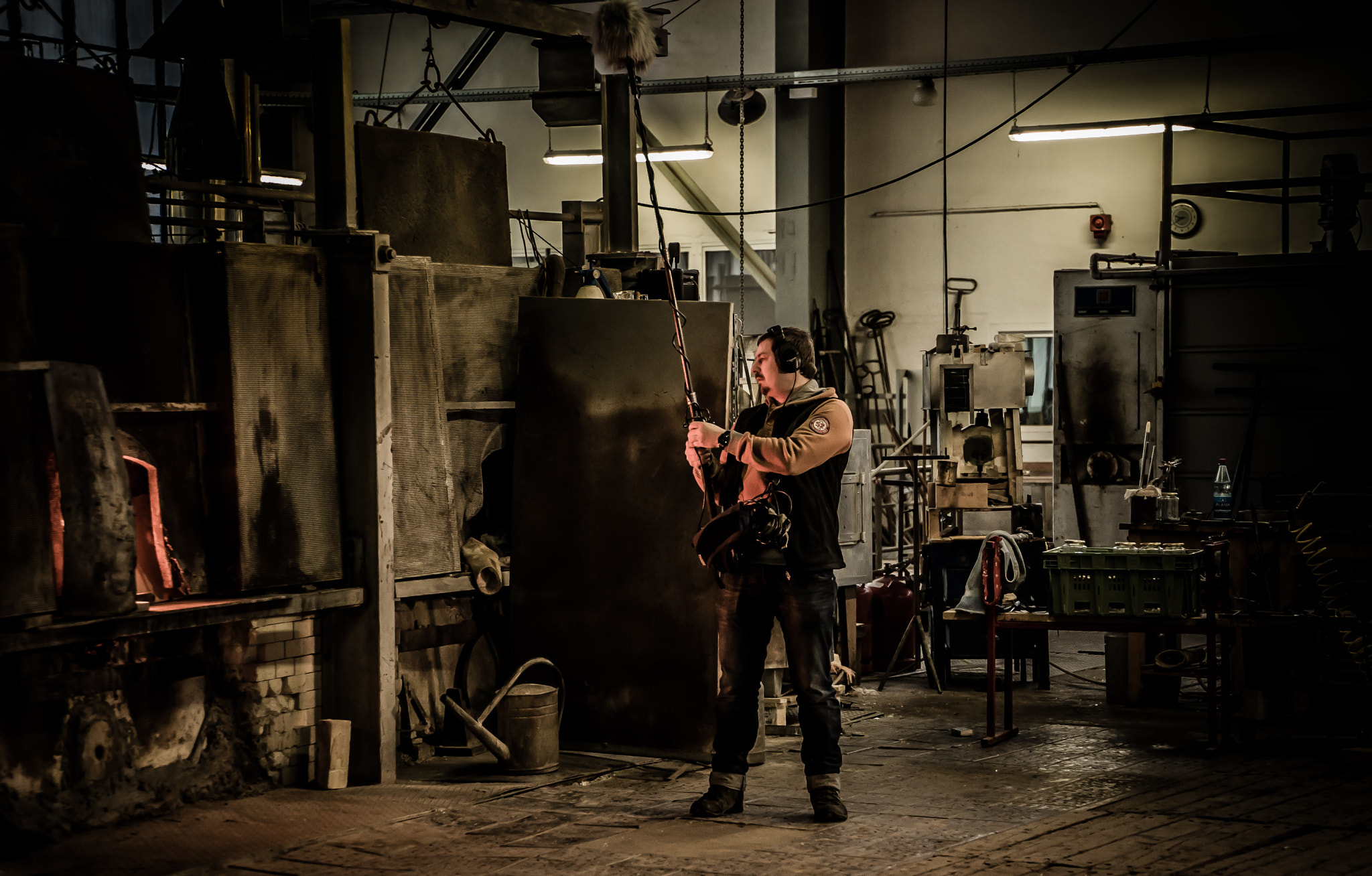 Sony FE PZ 28-135mm F4 G OSS sample photo. Smelting plant photography