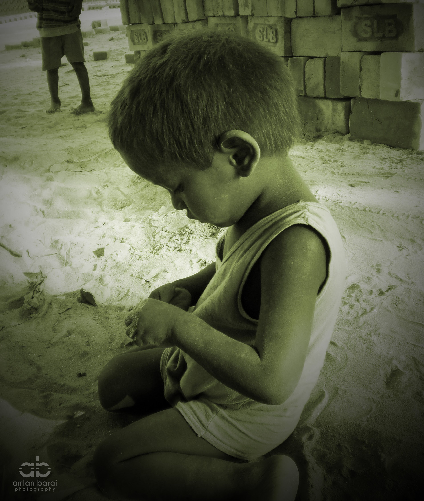 Olympus T105,T100,X36 sample photo. Playing in the dust... photography