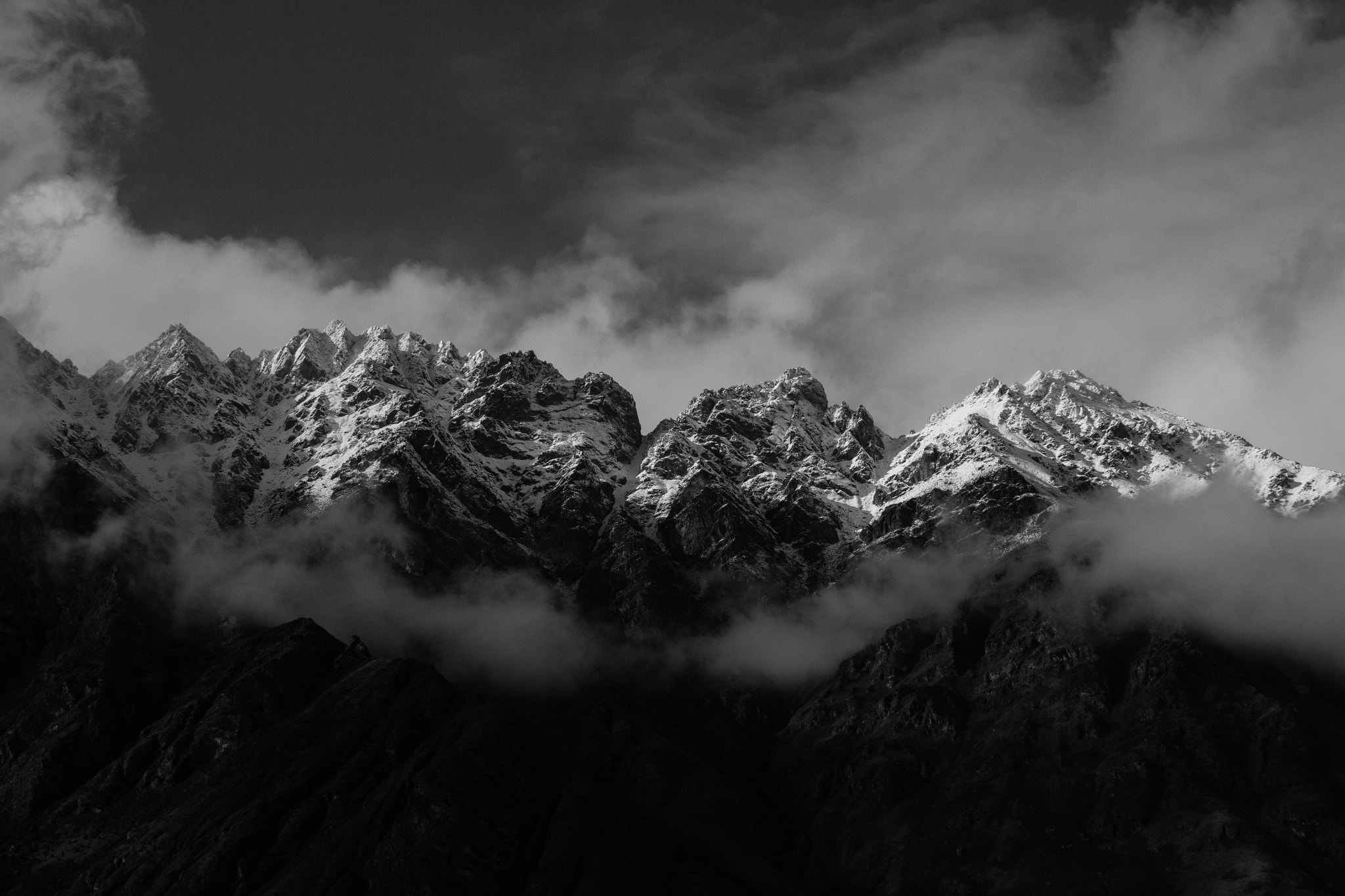 Canon EF-S 18-55mm F3.5-5.6 sample photo. Snowy mountains photography