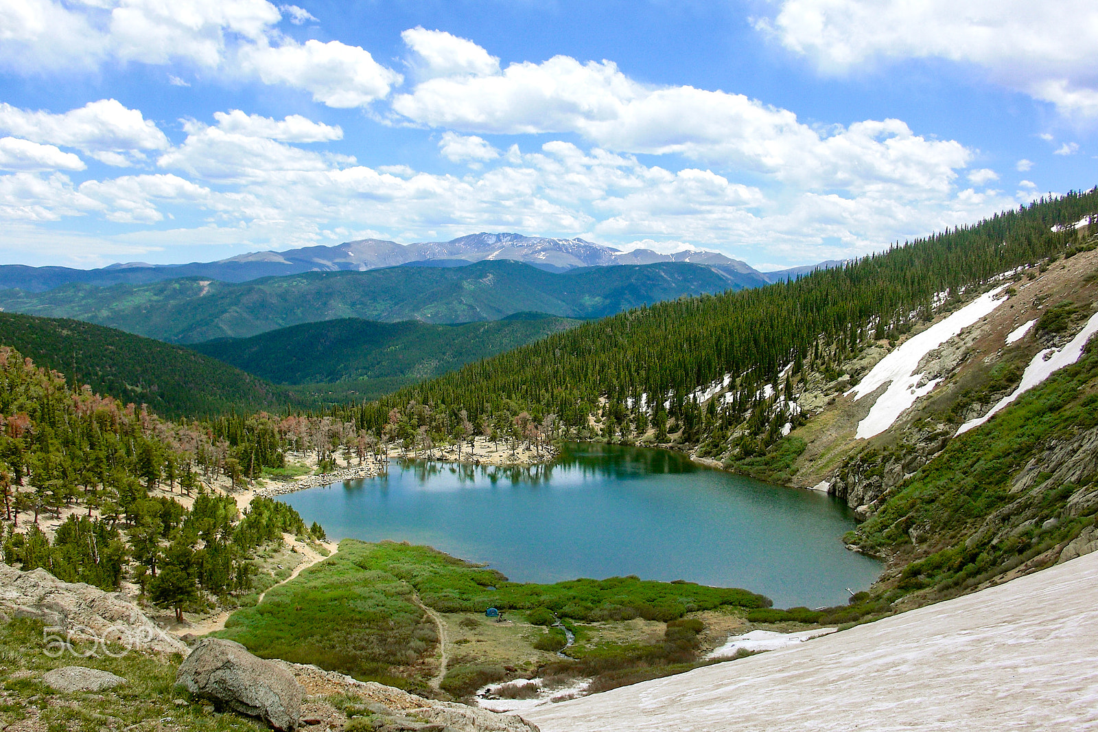 CASIO EX-S10 sample photo. St. mary's glacier, colorado photography