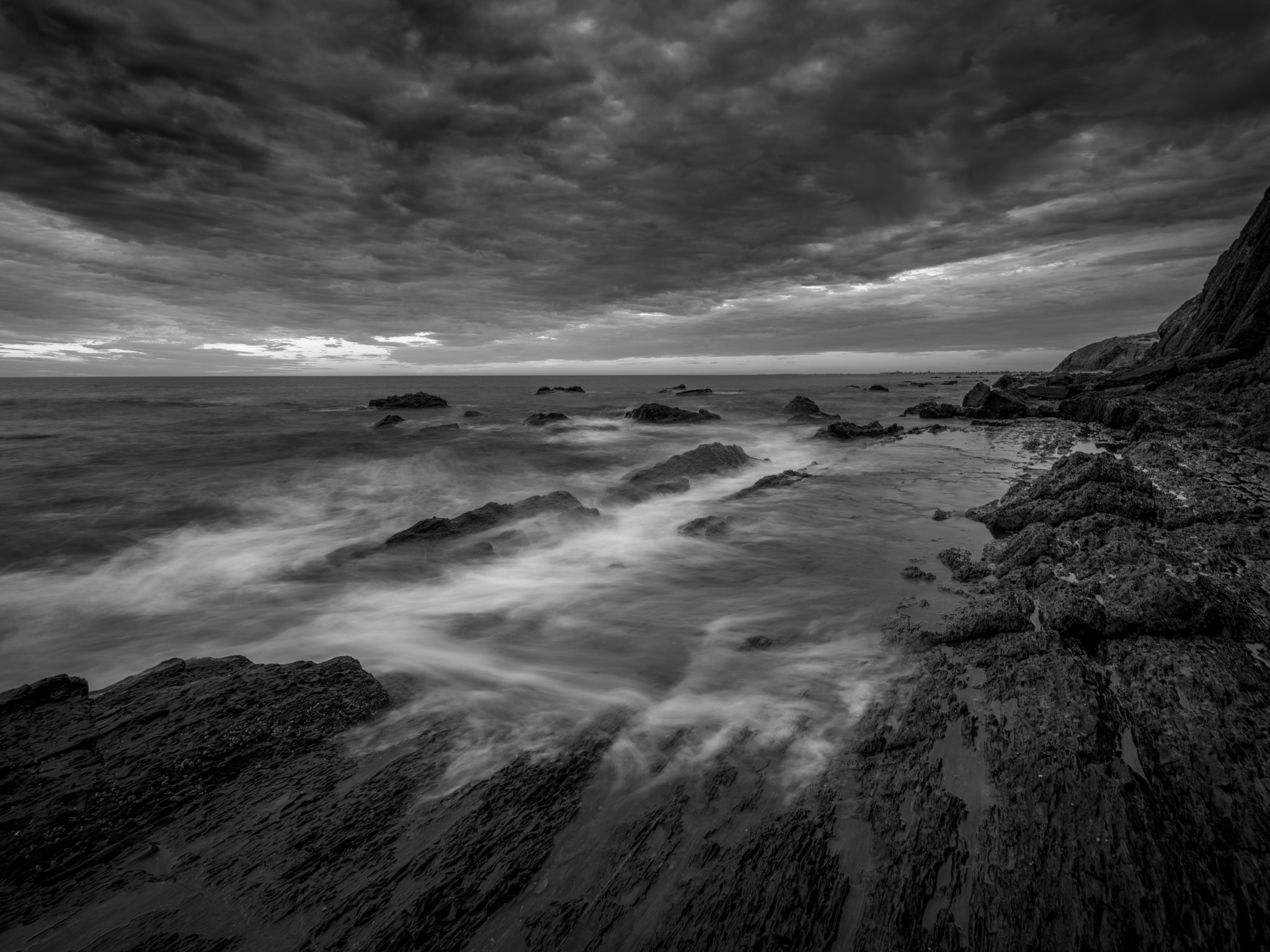 Pentax 645Z sample photo. Hallett cove b&amp;w photography