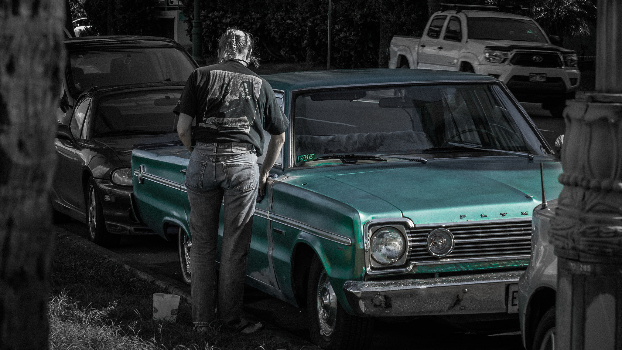 Sony a7R + Sony 70-400mm F4-5.6 G SSM sample photo. Car wash photography