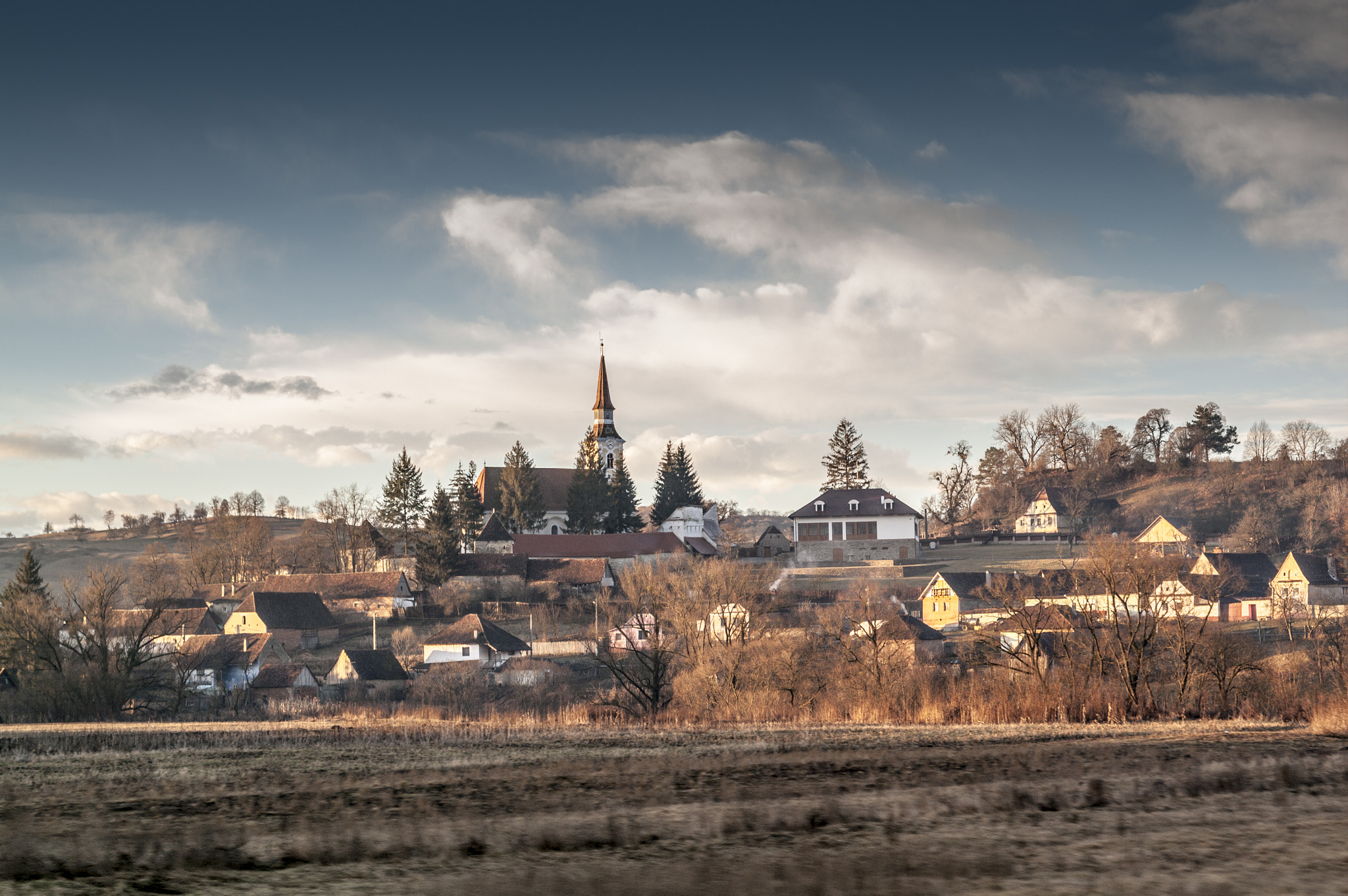 Pentax K-7 sample photo. Morning village photography