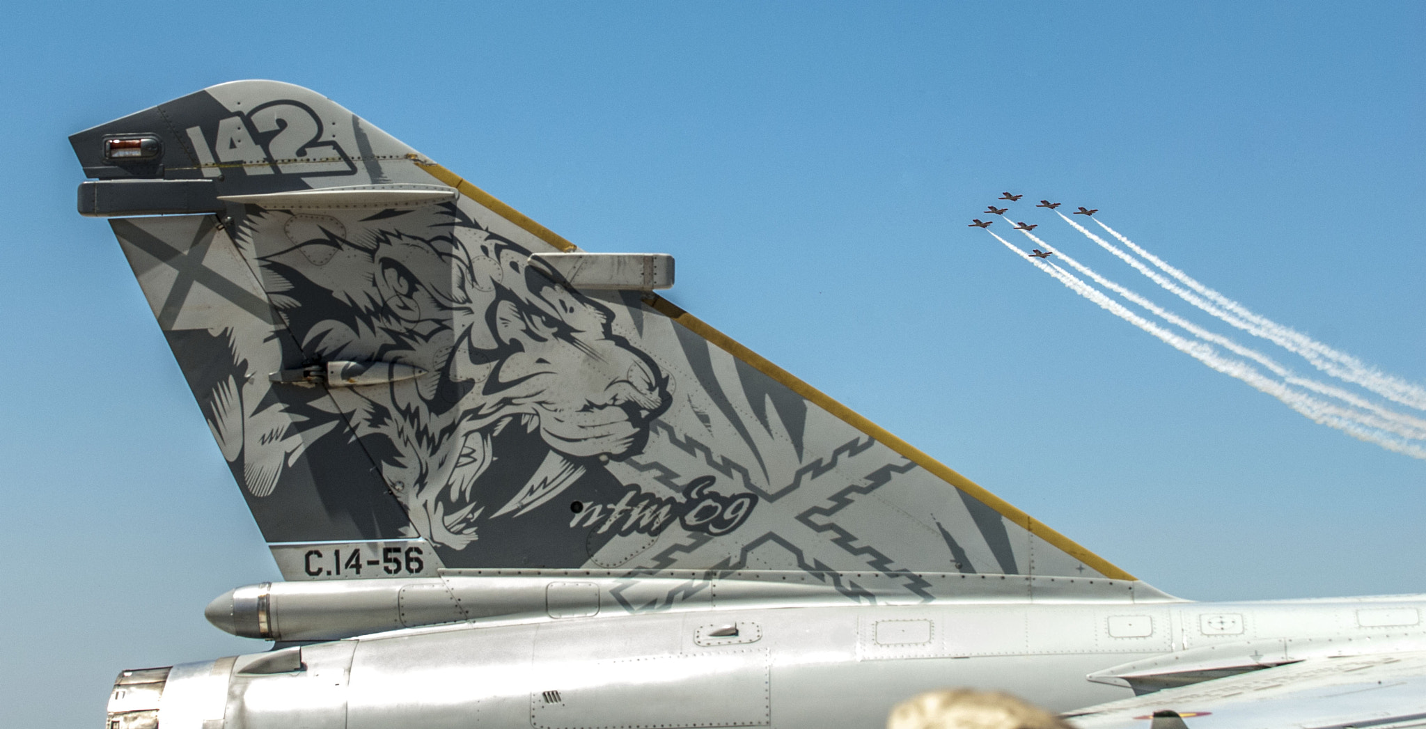 Nikon D200 sample photo. Mirage f1 y patrulla aguila photography