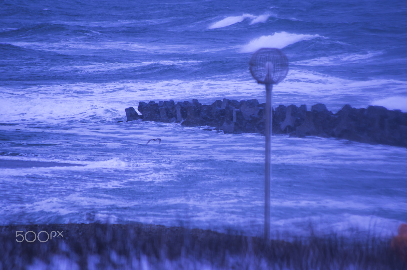 smc PENTAX-DA L 55-300mm F4-5.8 ED sample photo. "冬の日本海 " sea of japan in the winter photography