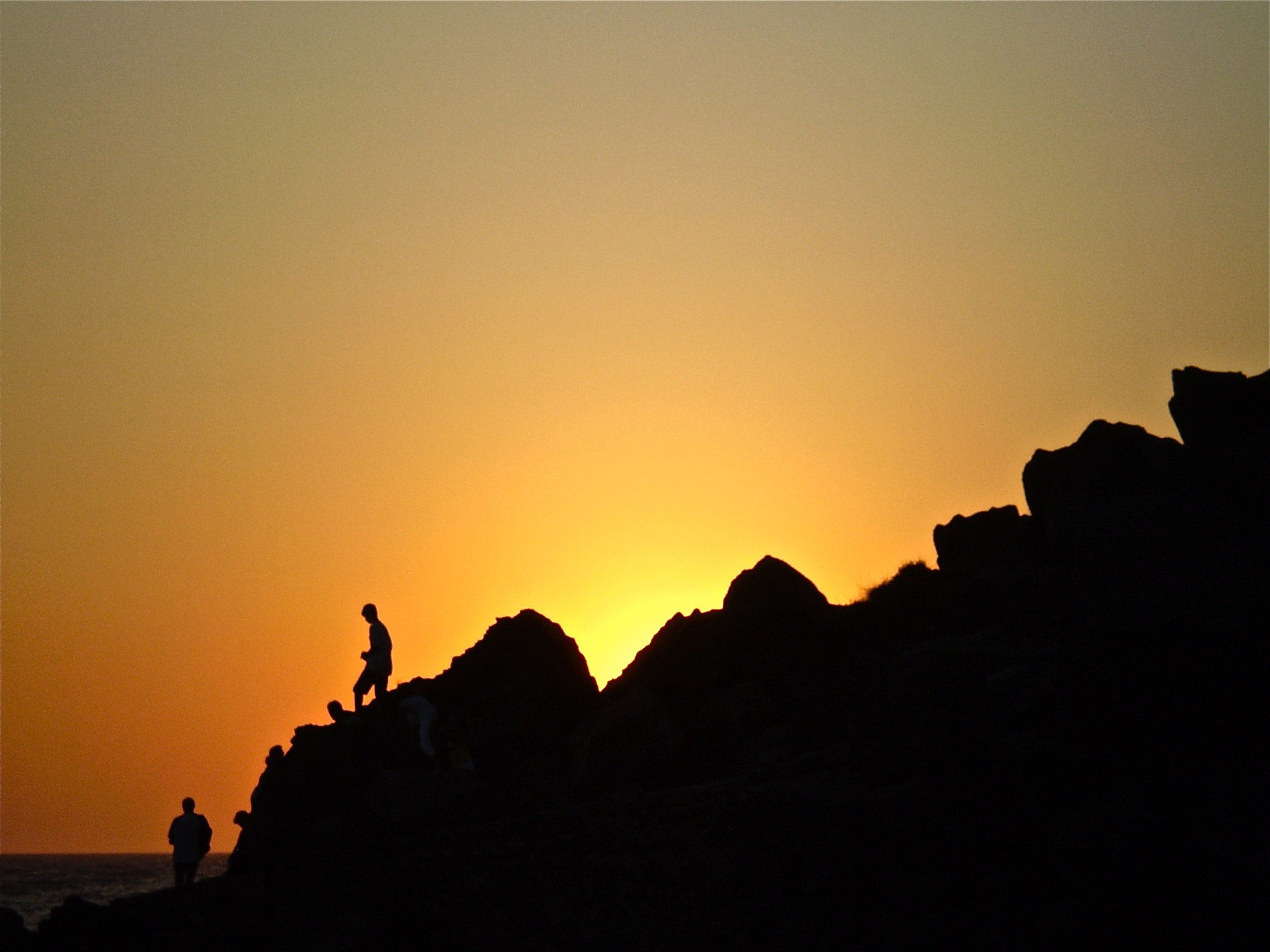 Olympus FE210,X775 sample photo. Santorini sunset photography