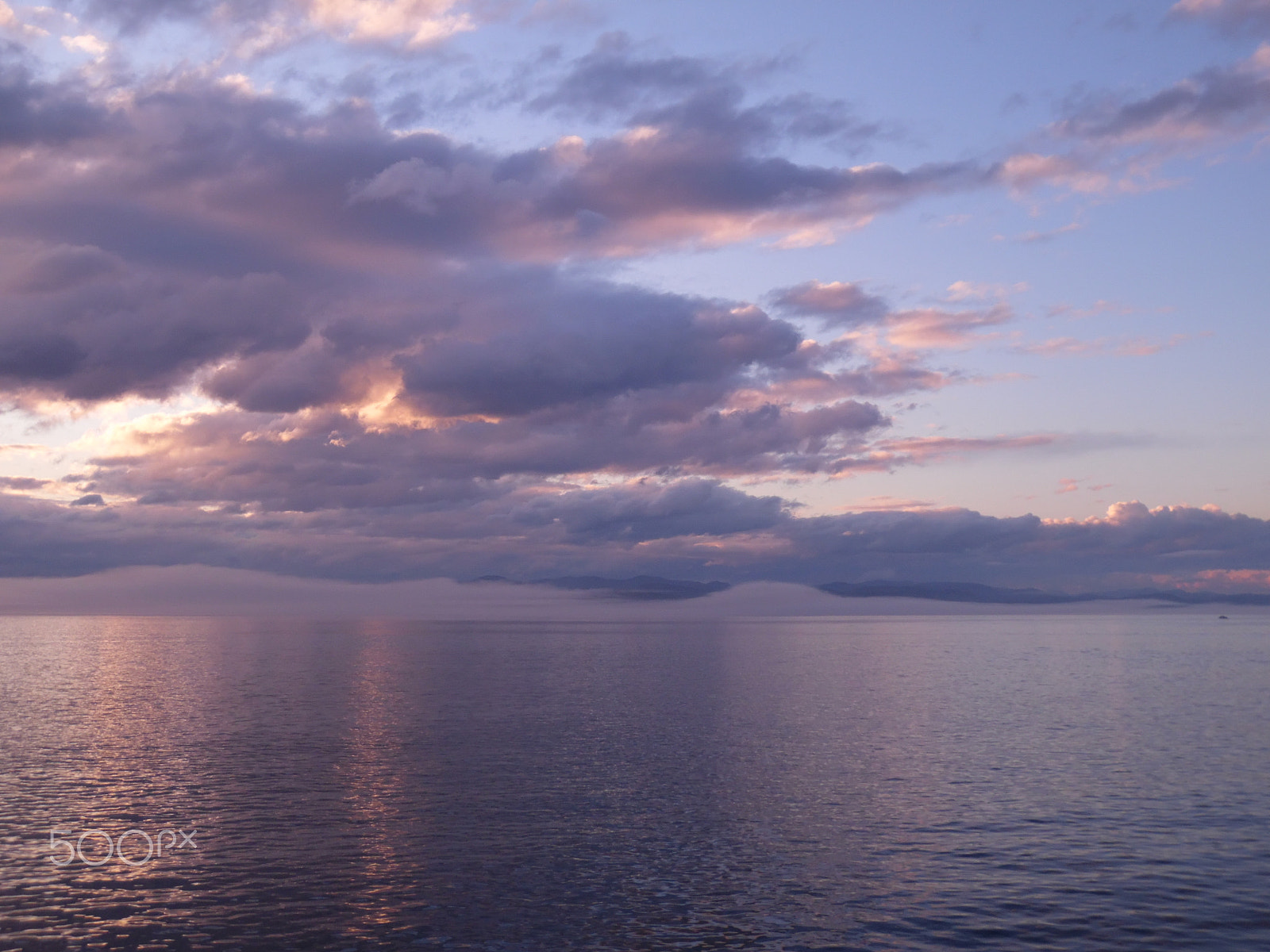 Samsung WB35F/WB36F/WB37F sample photo. Purple blue water sunset photography