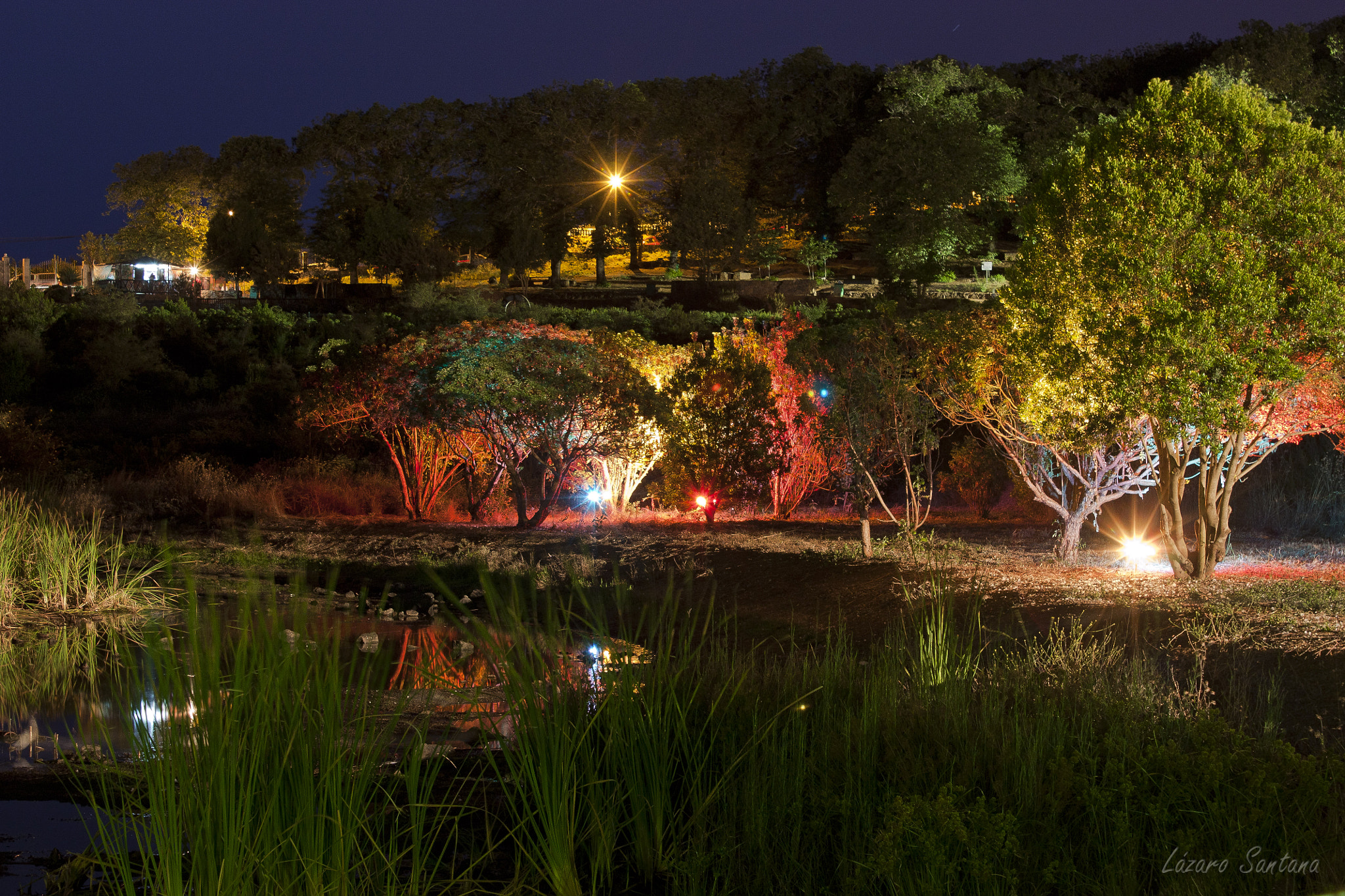Canon EF-S 18-55mm F3.5-5.6 III sample photo. Luz y color en la noche... photography