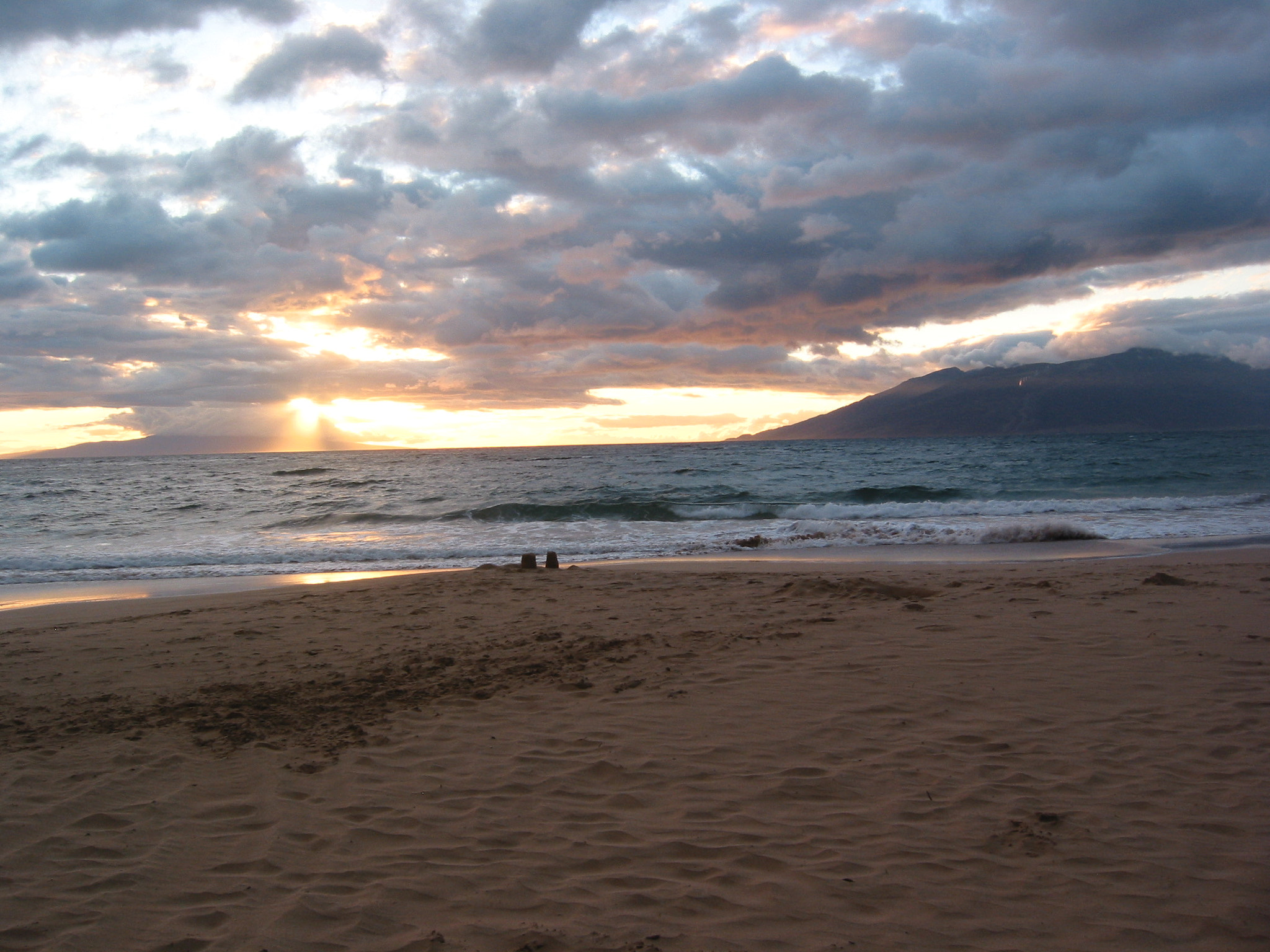 Canon POWERSHOT S40 sample photo. Maui - sunset photography