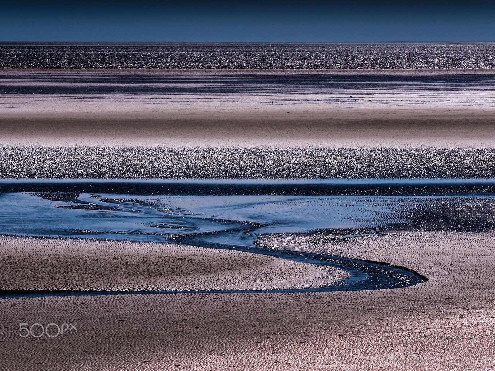 LUMIX G VARIO 45-150/F4.0-5.6 sample photo. Low tide morecambe bay photography