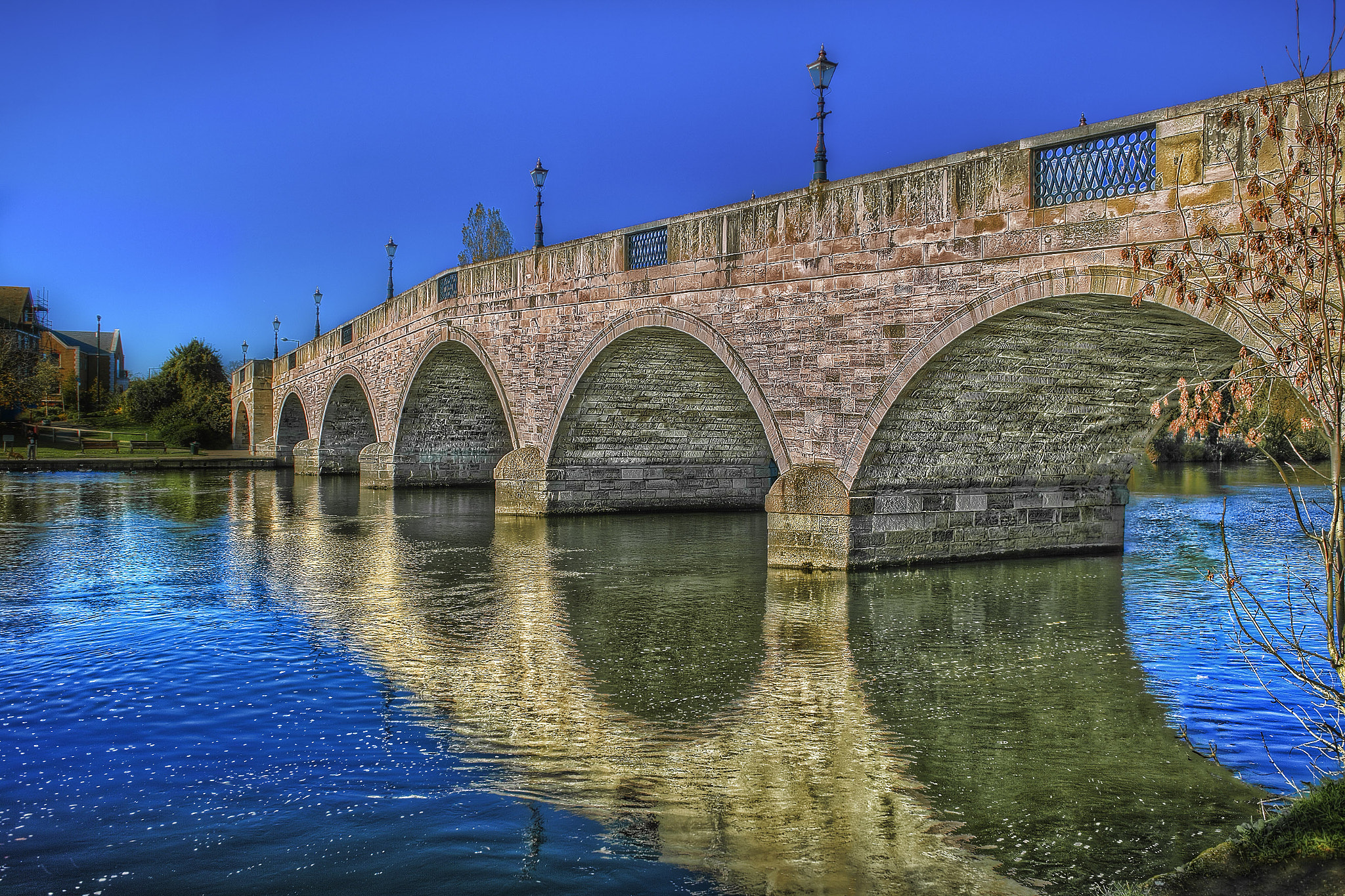 Sigma DP1s sample photo. Chertsey bridge photography