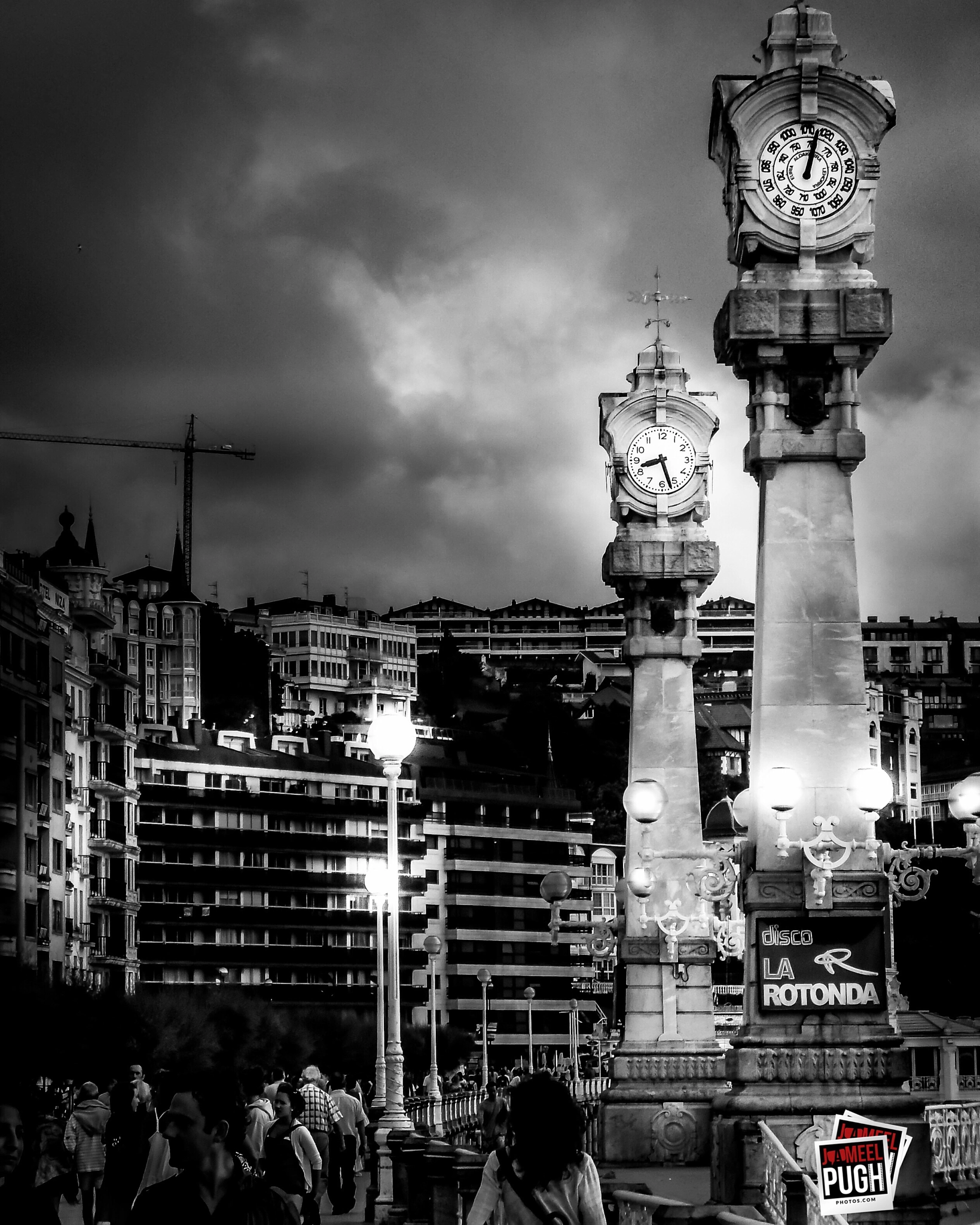 Olympus u550WP,S550WP sample photo. Streets bordering la concha beach in san sebastian, spain. dramatic travel photography photography