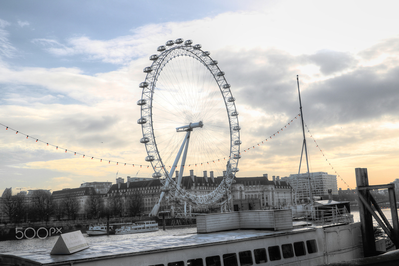 Canon EF-S 18-135mm F3.5-5.6 IS STM sample photo. London eye photography