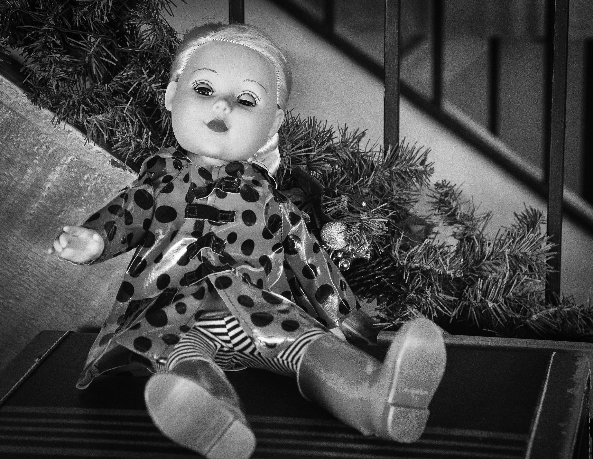 Fujifilm X-E1 + Fujifilm XF 60mm F2.4 R Macro sample photo. Doll in rain coat photography