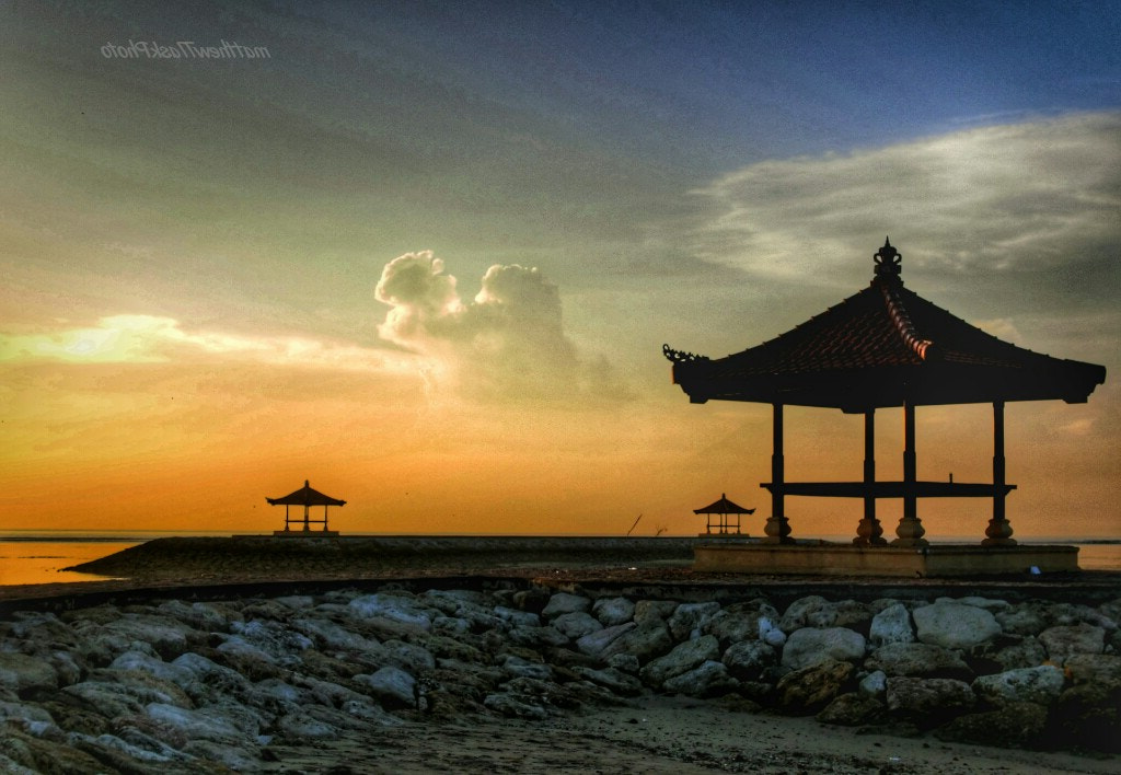 CASIO EX-100 sample photo. Karang beach bali photography