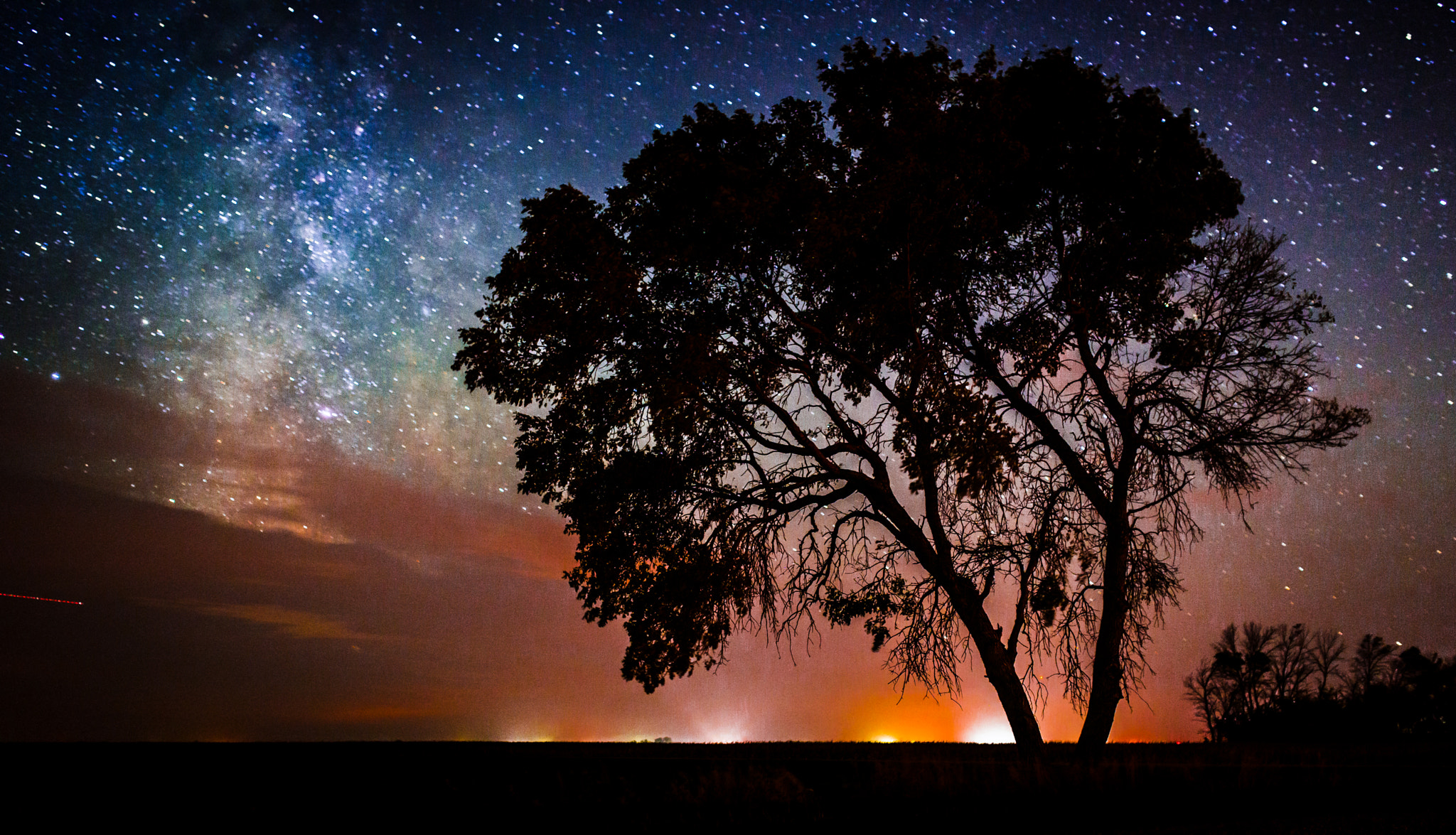Sony a99 II + Sigma 35mm F1.4 DG HSM Art sample photo. Starry night in north dakota photography
