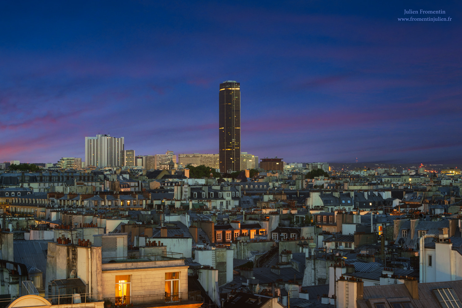 70-200mm F2.8 G SSM OSS II sample photo. Tour montparnasse, paris photography