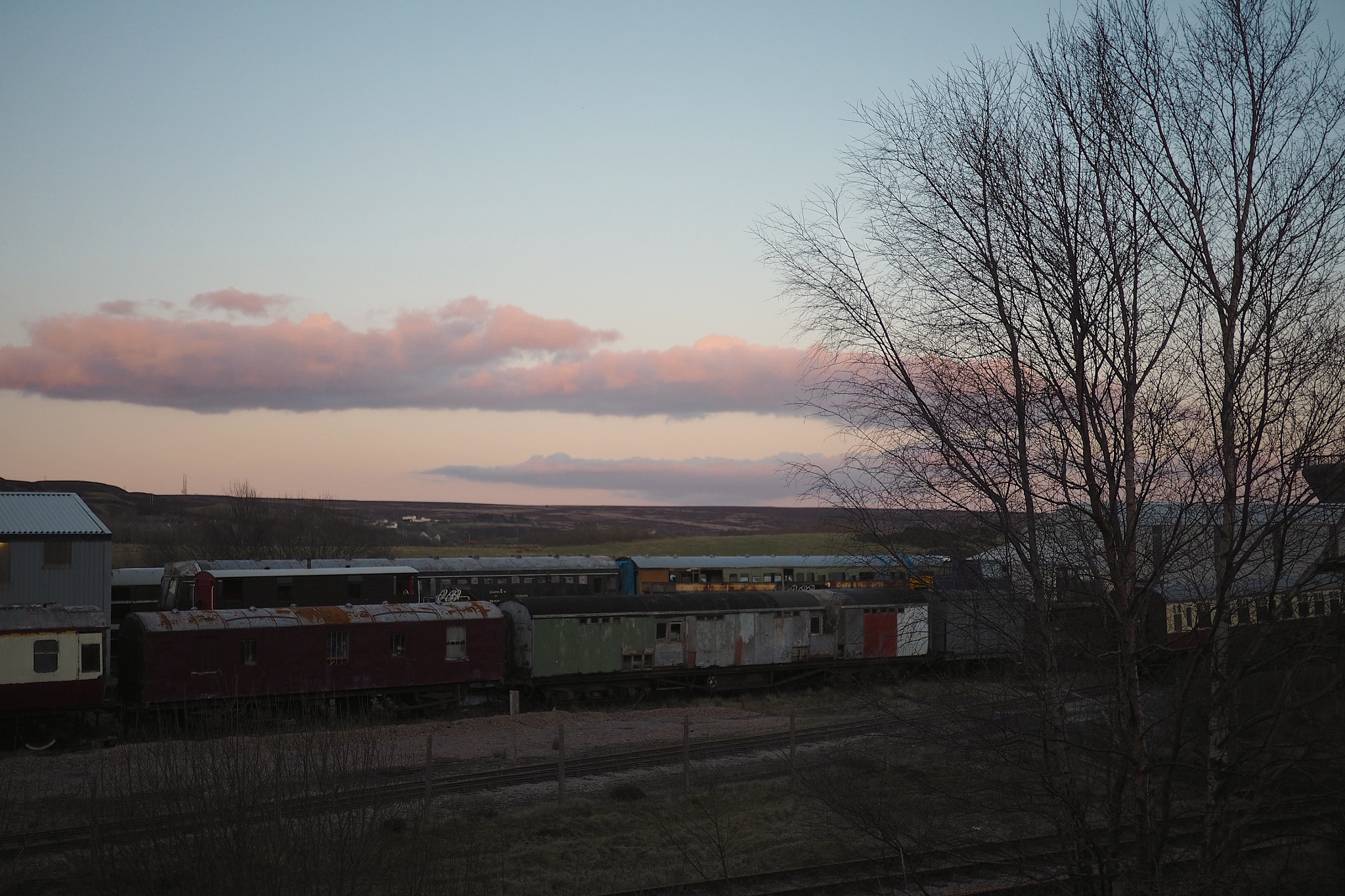 Olympus PEN E-PL7 sample photo. Dusk in blaenavon photography