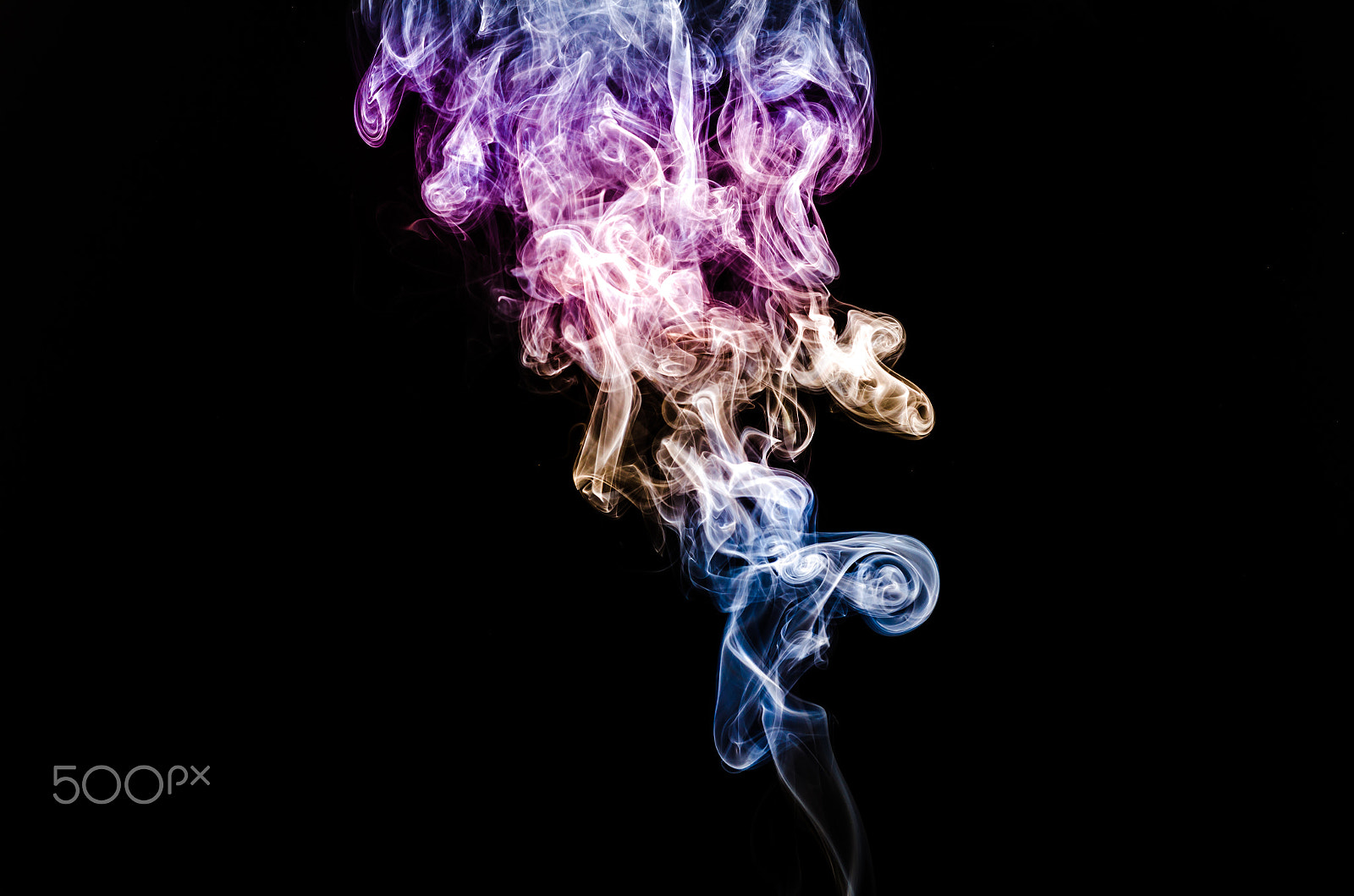 Nikon D5100 + Sigma 85mm F1.4 EX DG HSM sample photo. Colored smoke photography