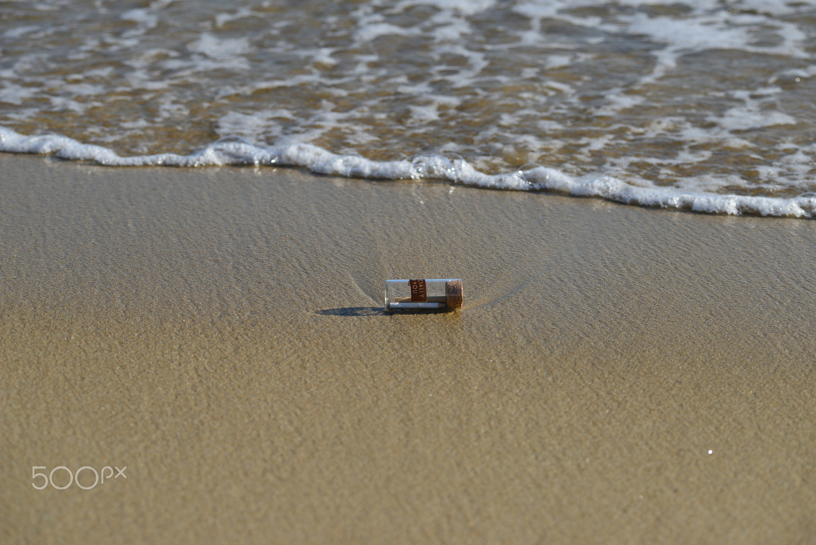 Nikon D800E + AF Zoom-Nikkor 80-200mm f/2.8 ED sample photo. Message in a bottle - washed up on the beach photography