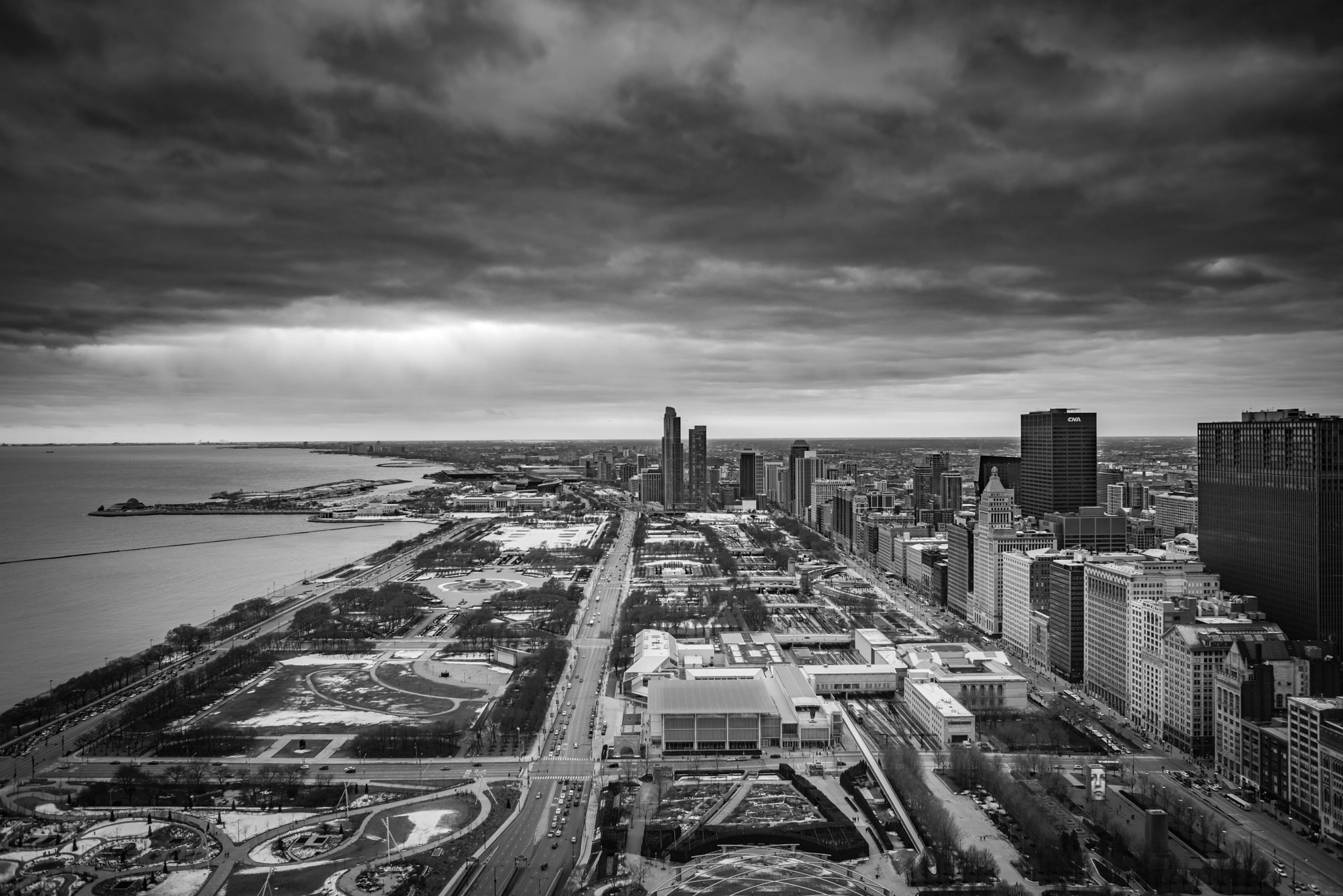 Nikon D810 + Nikon AF Nikkor 24mm F2.8D sample photo. Clouds over the city photography