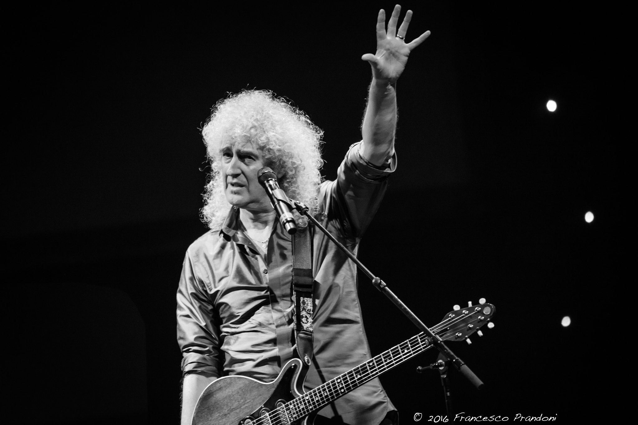 Nikon AF-S Nikkor 400mm F2.8D ED-IF II sample photo. Foto-concerto-brian-may-kerry-ellis-milano-25-febbraio-2016 photography