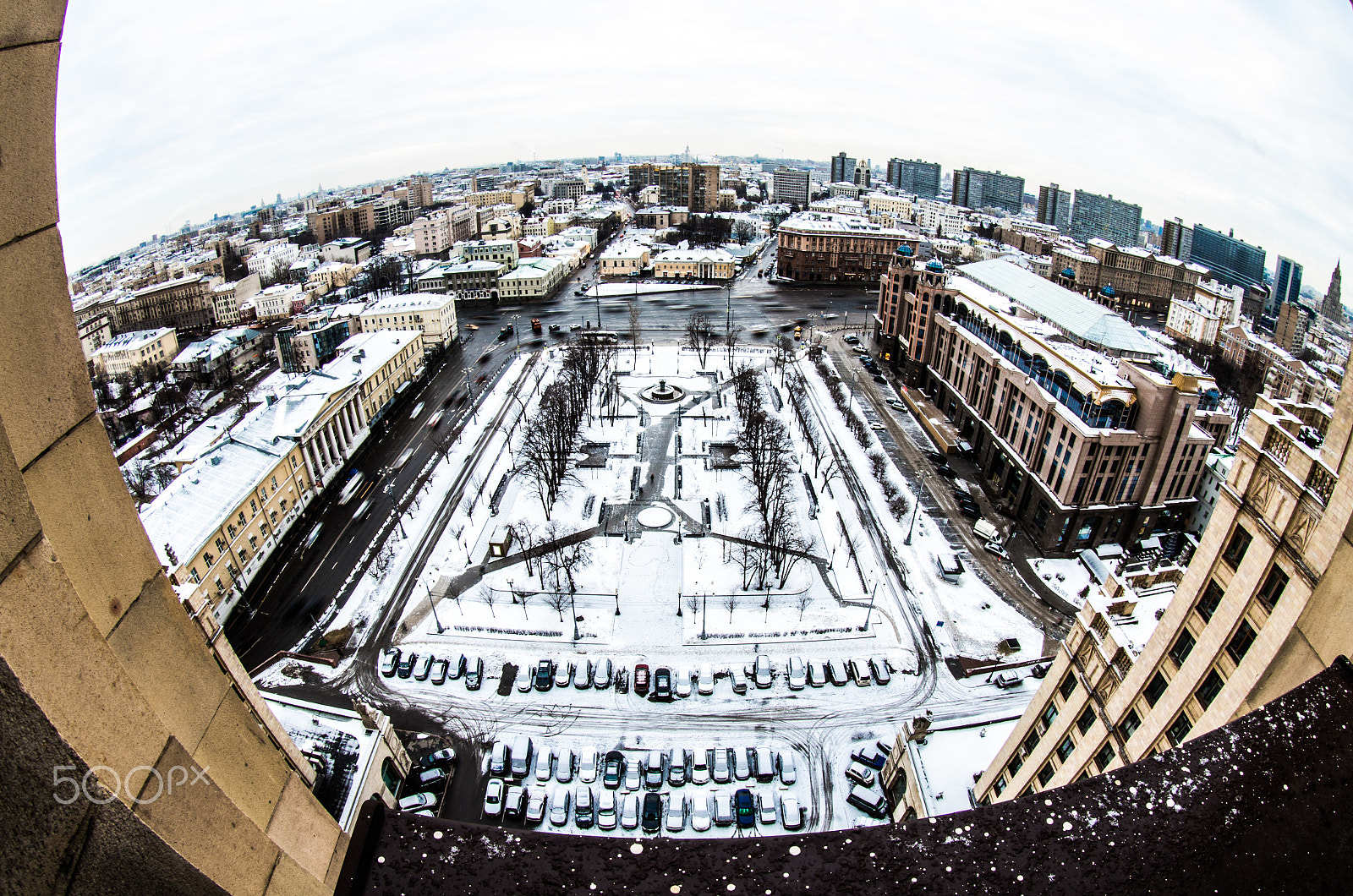 Pentax K-5 IIs sample photo. White park with snow photography