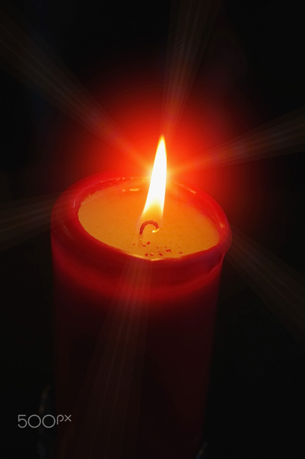 Pentax smc DA 40mm F2.8 Limited sample photo. One candle burning photography