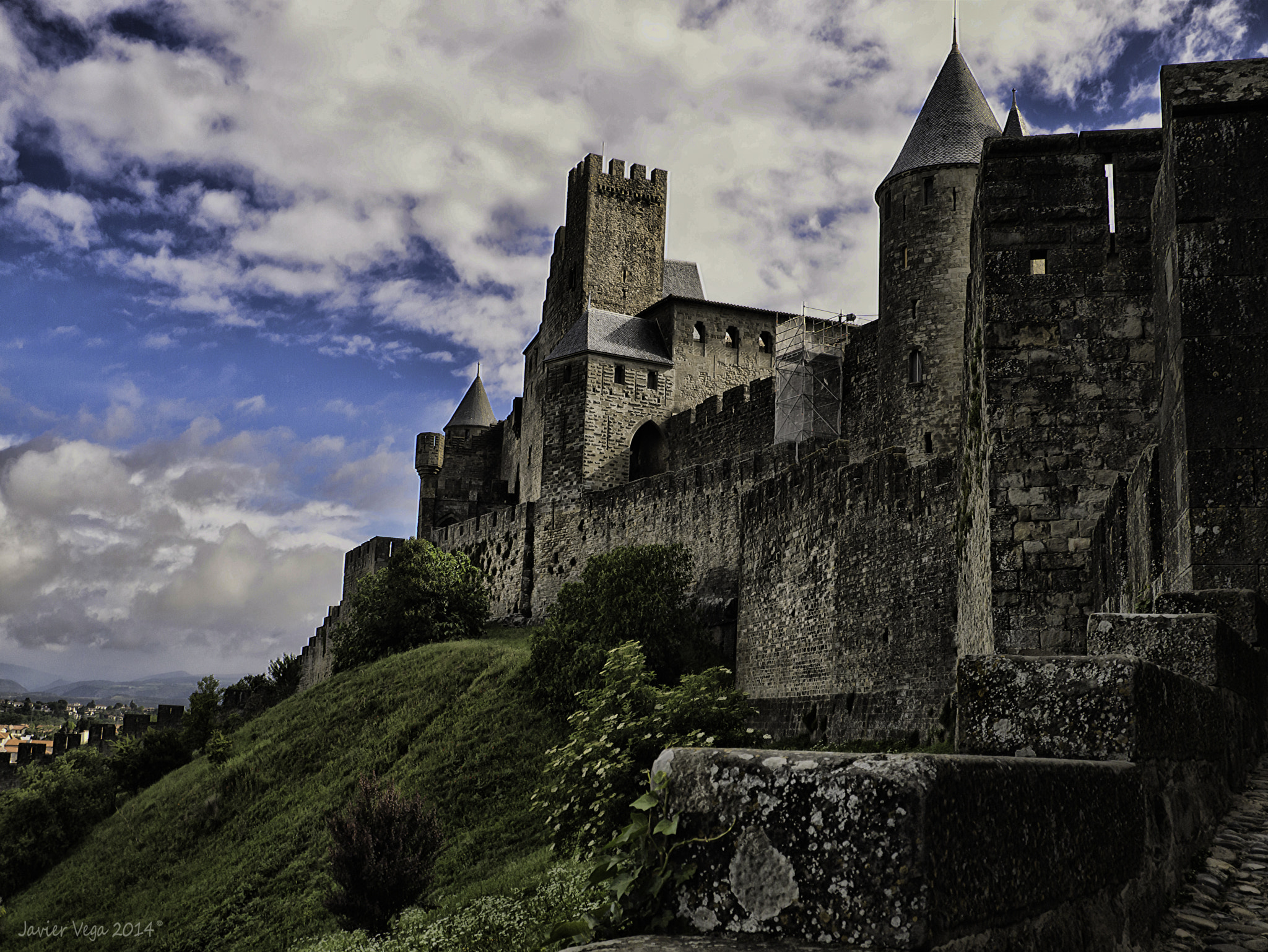 Panasonic Lumix DMC-GF6 + LUMIX G VARIO PZ 14-42/F3.5-5.6 sample photo. Cité de carcassonne photography