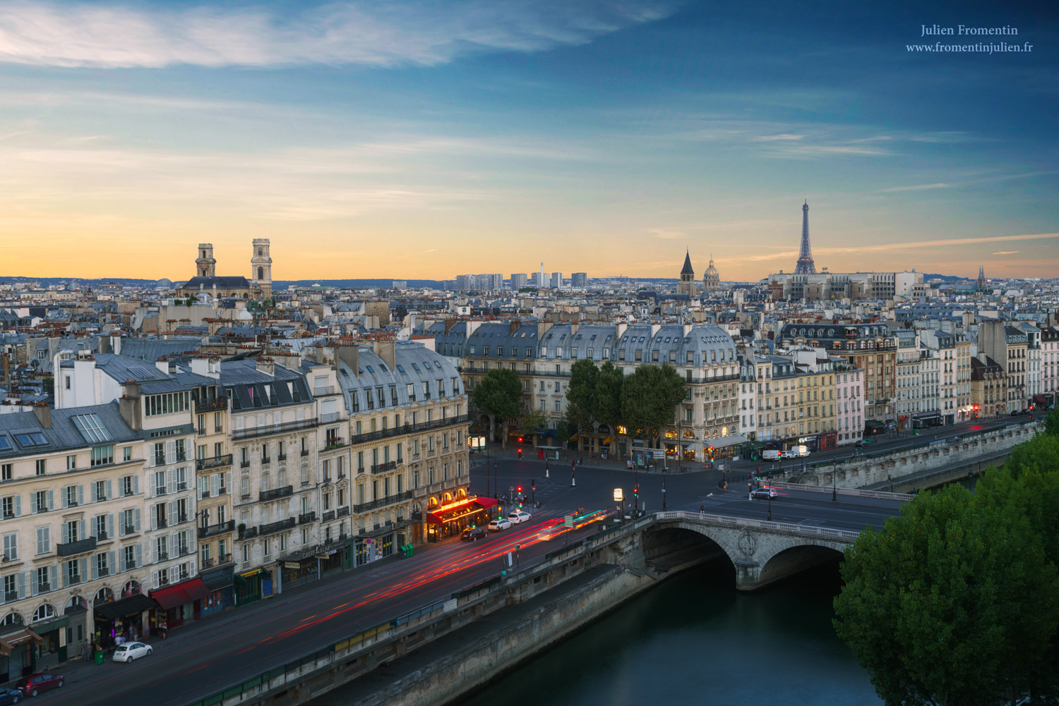 24-70mm F2.8 G SSM II sample photo. Quai saint-michel, paris photography