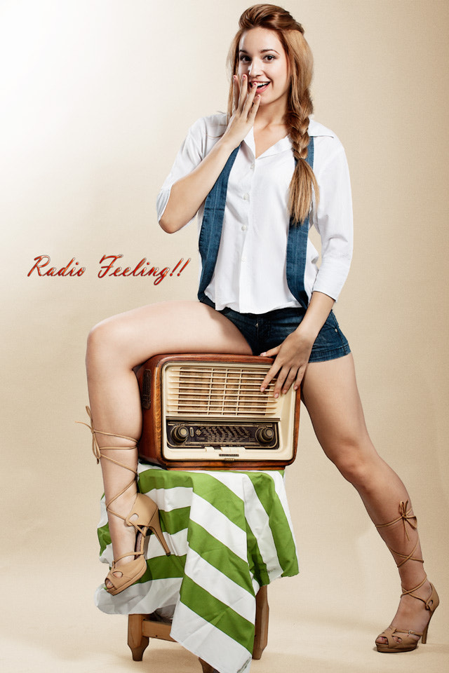 Sigma 50mm F1.4 EX DG HSM sample photo. Radio girl photography