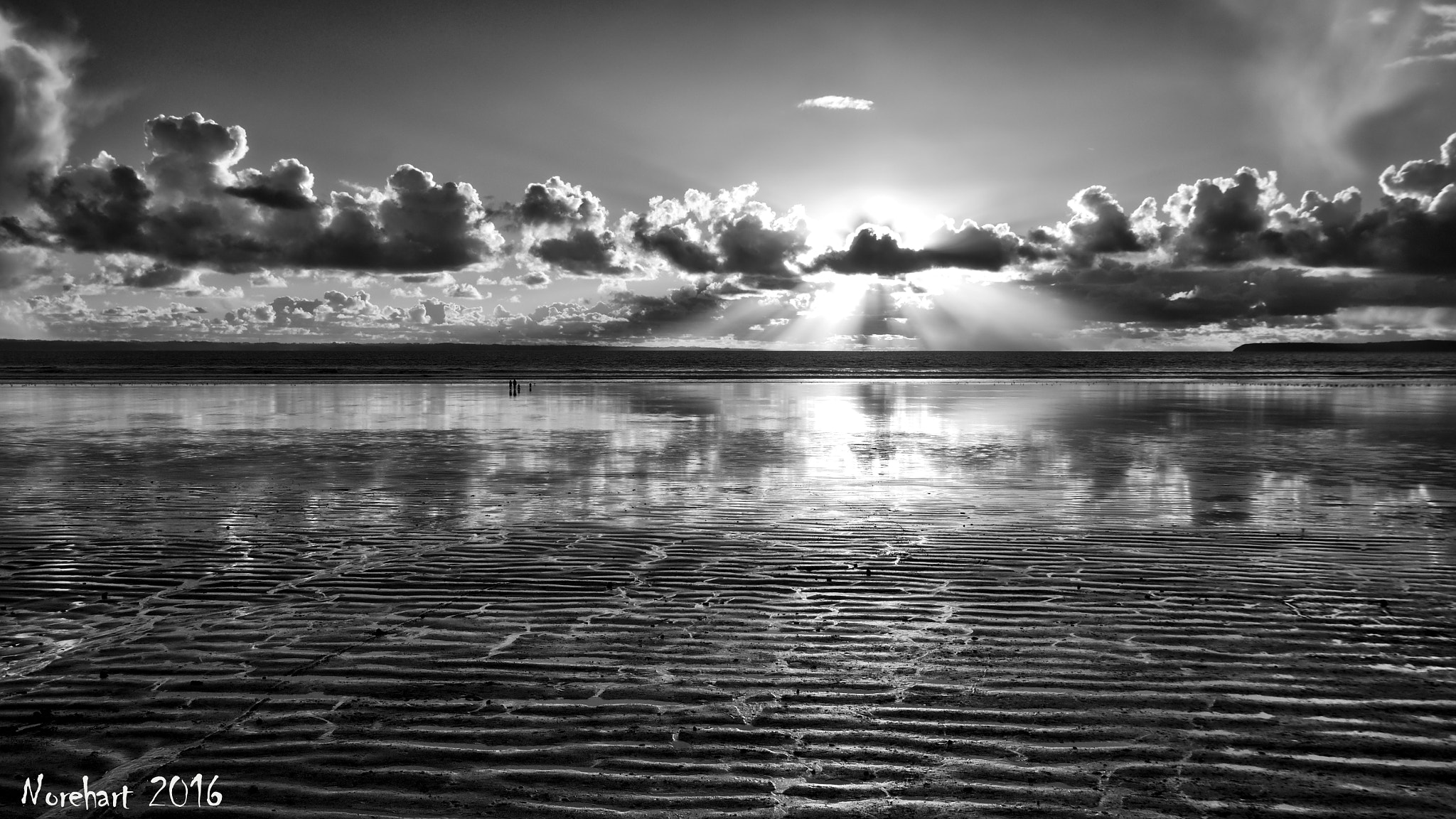 Pentax K-5 II sample photo. Black and white sunset photography
