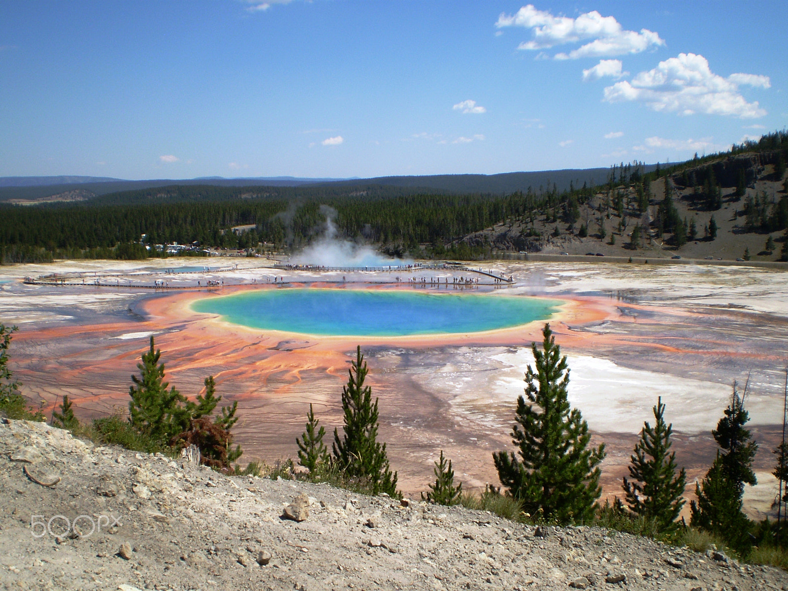 Olympus FE210,X775 sample photo. Yellowstone photography