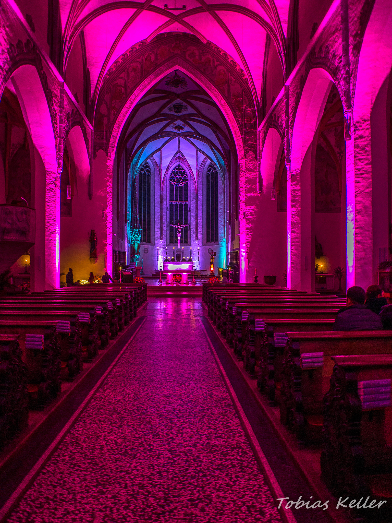 Panasonic Lumix DMC-G5 + Panasonic Lumix G 14mm F2.5 ASPH sample photo. Lichternacht - liebfrauenmünster ii photography