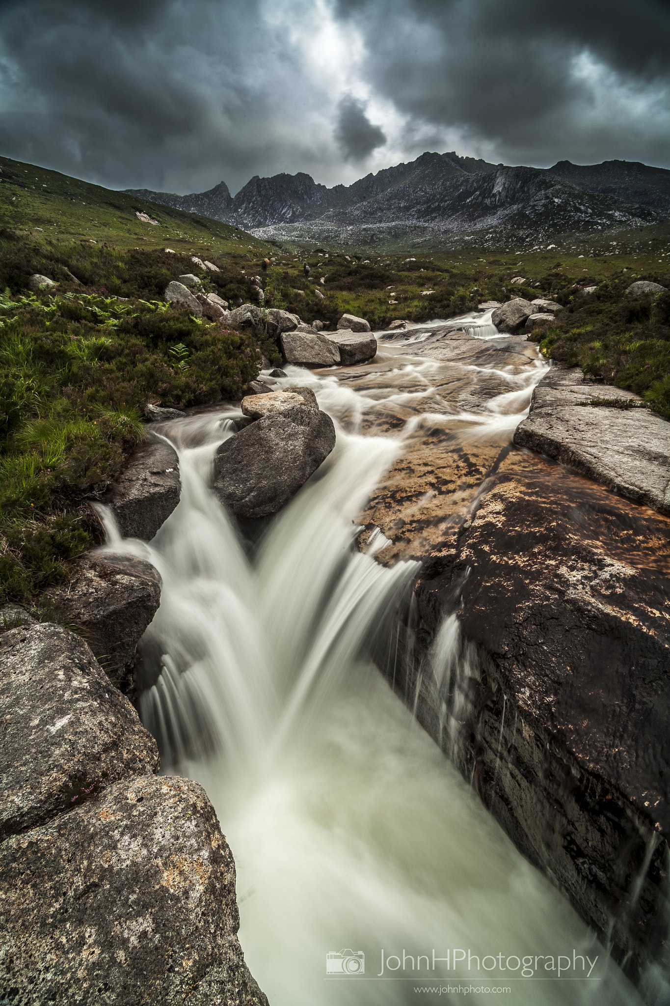 Canon EOS-1Ds Mark II sample photo. Scottish waterfall photography
