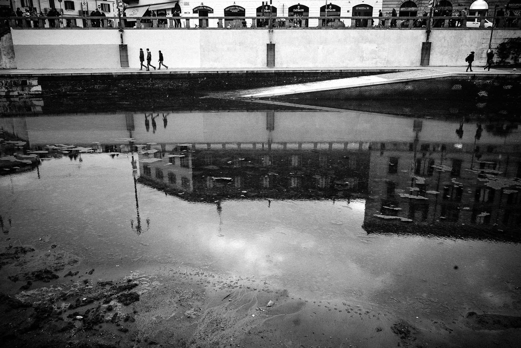 Summicron-M 1:2/28 ASPH. sample photo. Milano darsena photography