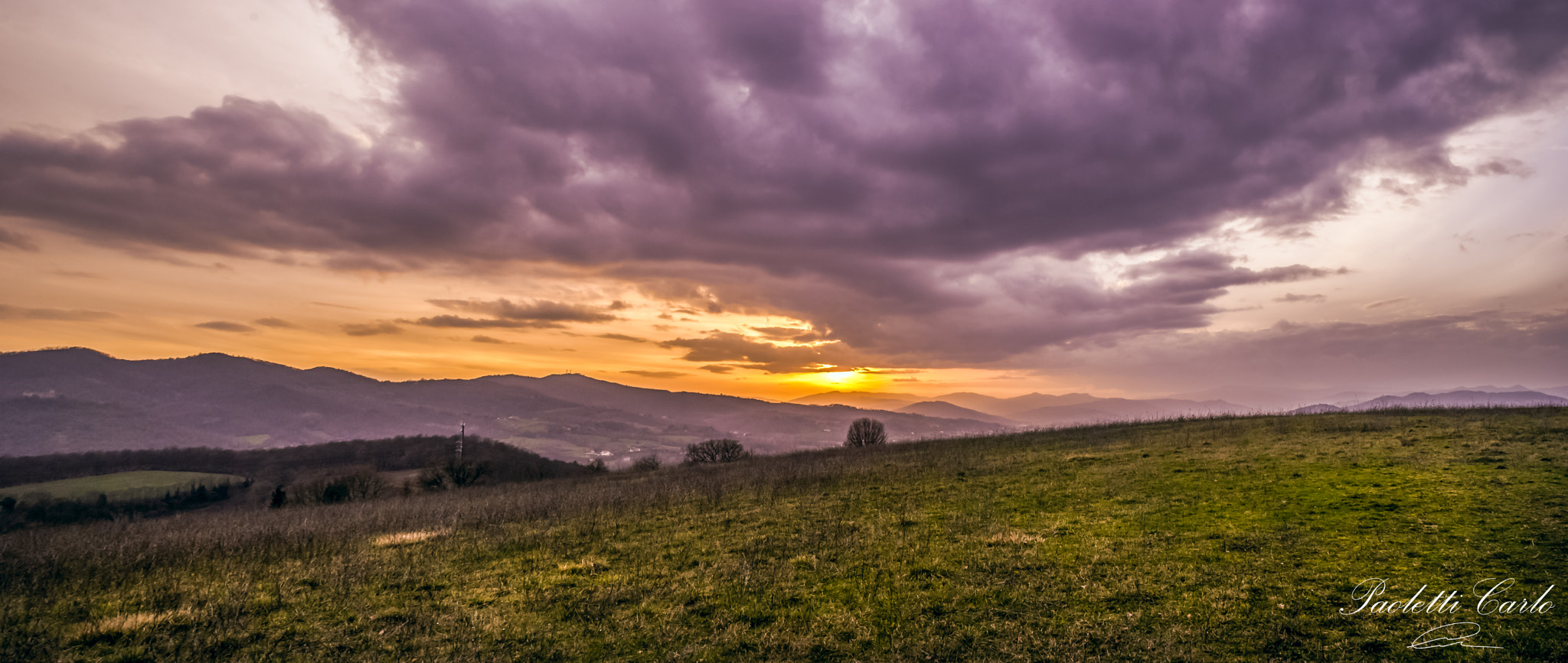 Nikon D60 sample photo. Tramonto a montone photography