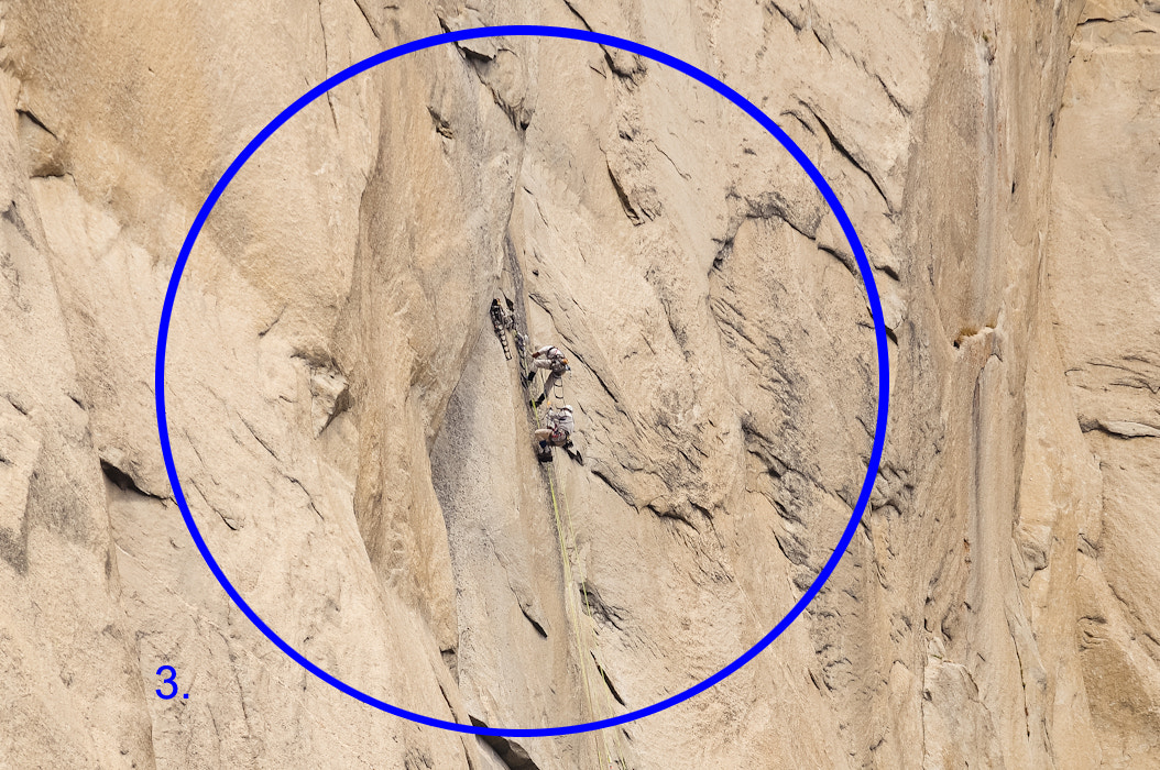 Nikon D300 + Sigma APO 100-300mm F4 EX IF HSM sample photo. Yosemite el capitan climbers j photography