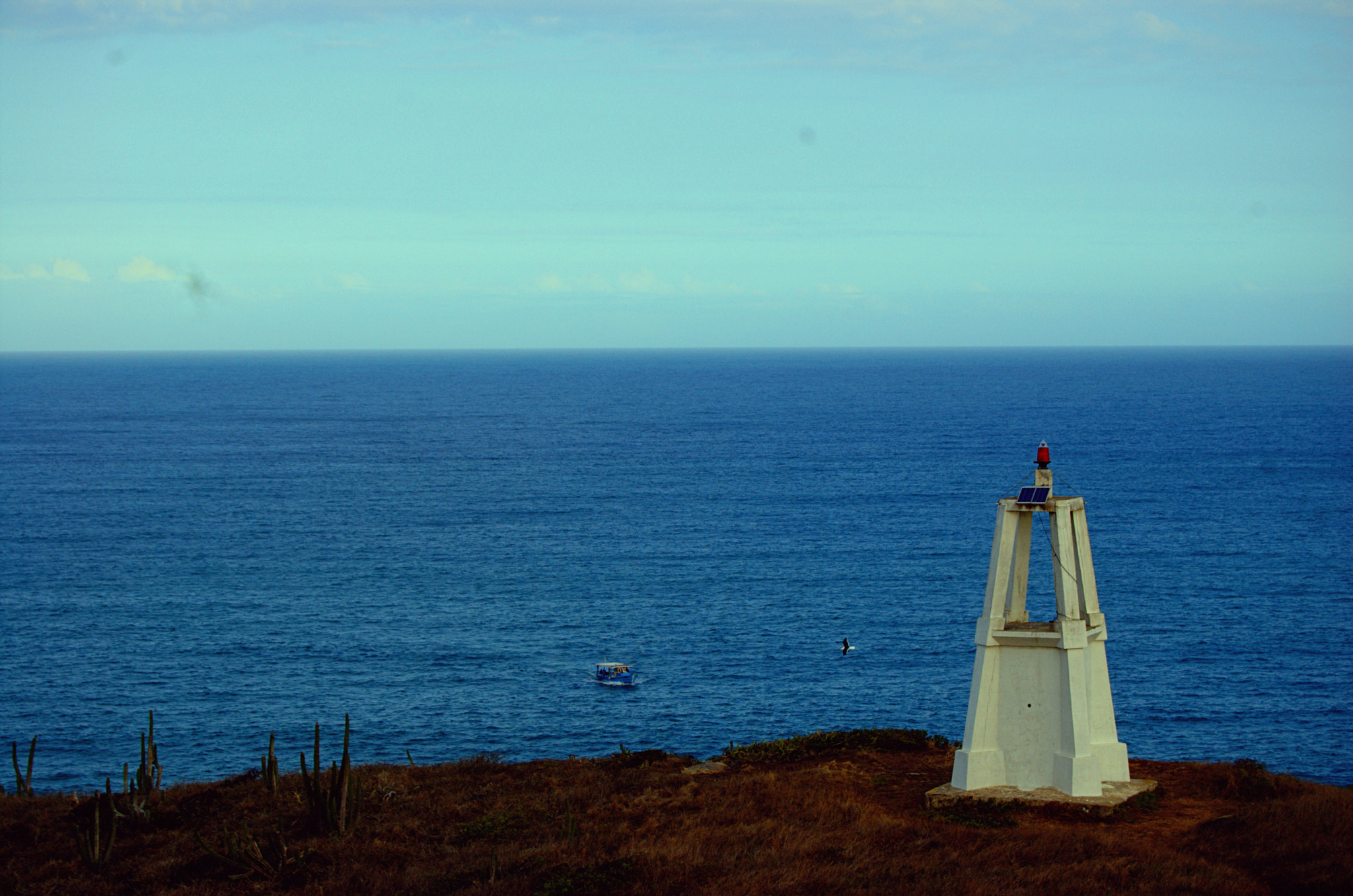 Nikon D50 sample photo. Lighthouse and blue photography