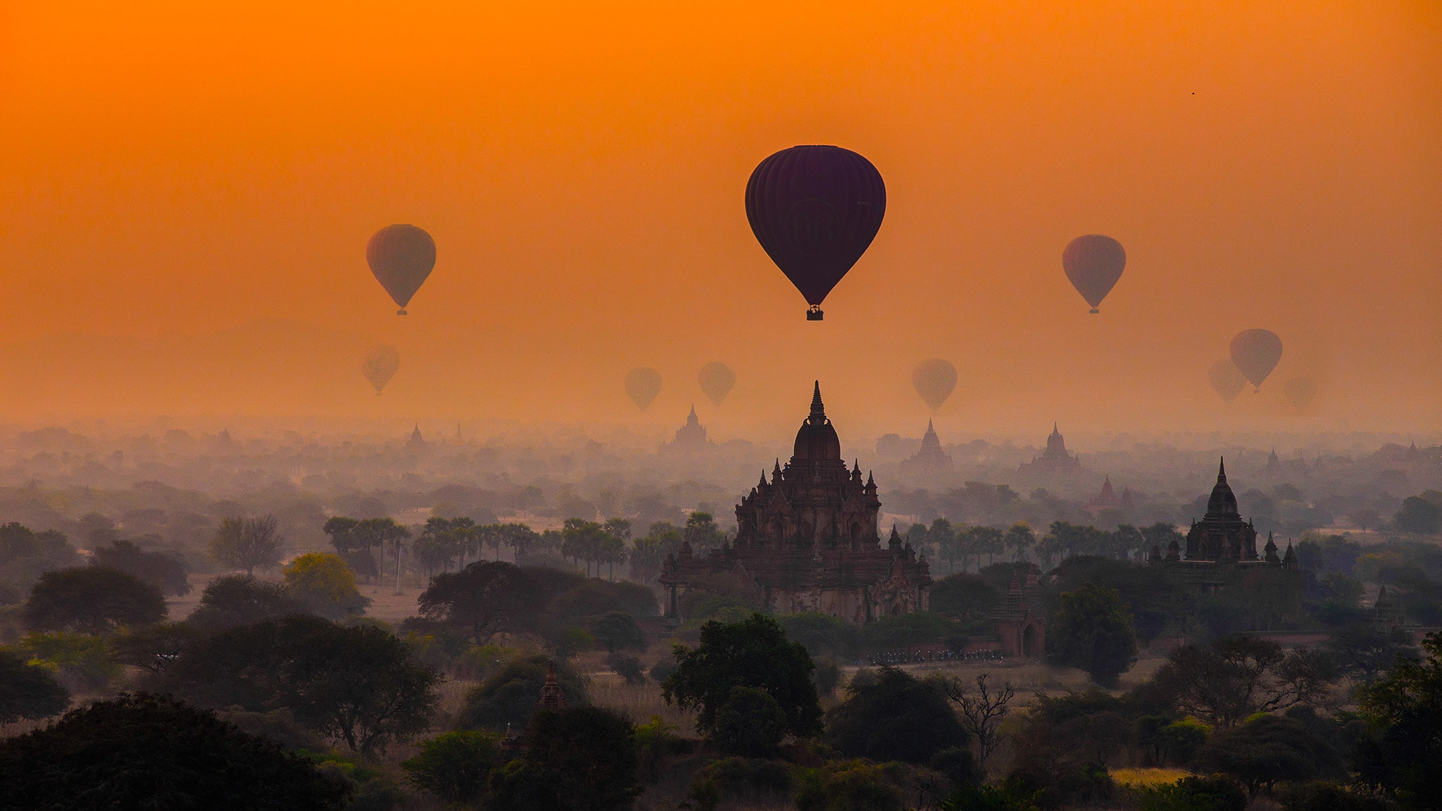 Canon EOS 6D + Canon EF 70-210mm f/4 sample photo. Bagan morning photography