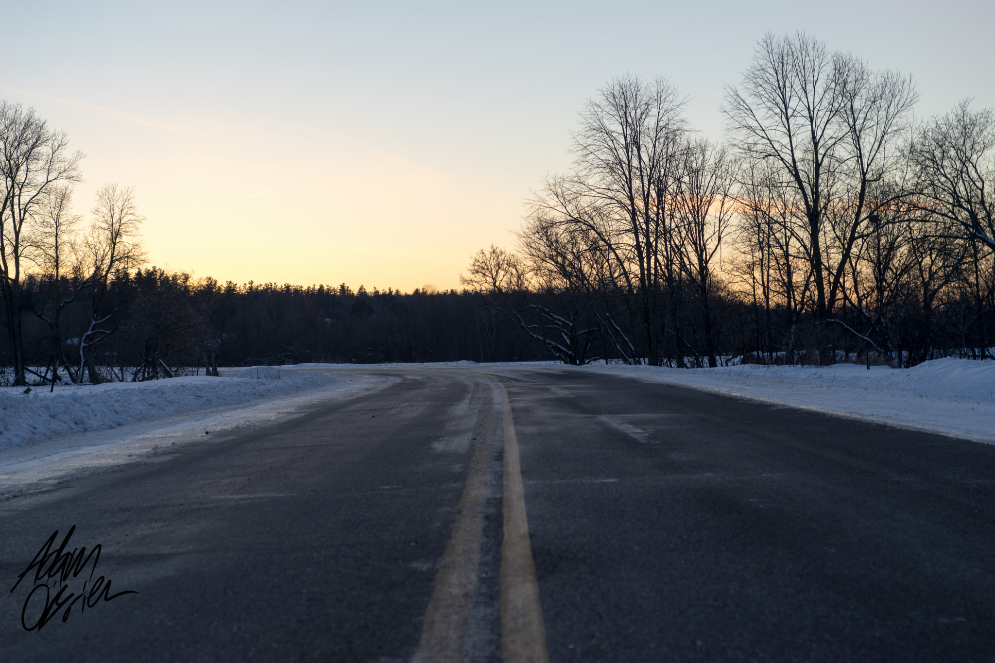 Sony a7 + Sigma 28-70mm EX DG F2.8 sample photo. Road to nowhere photography