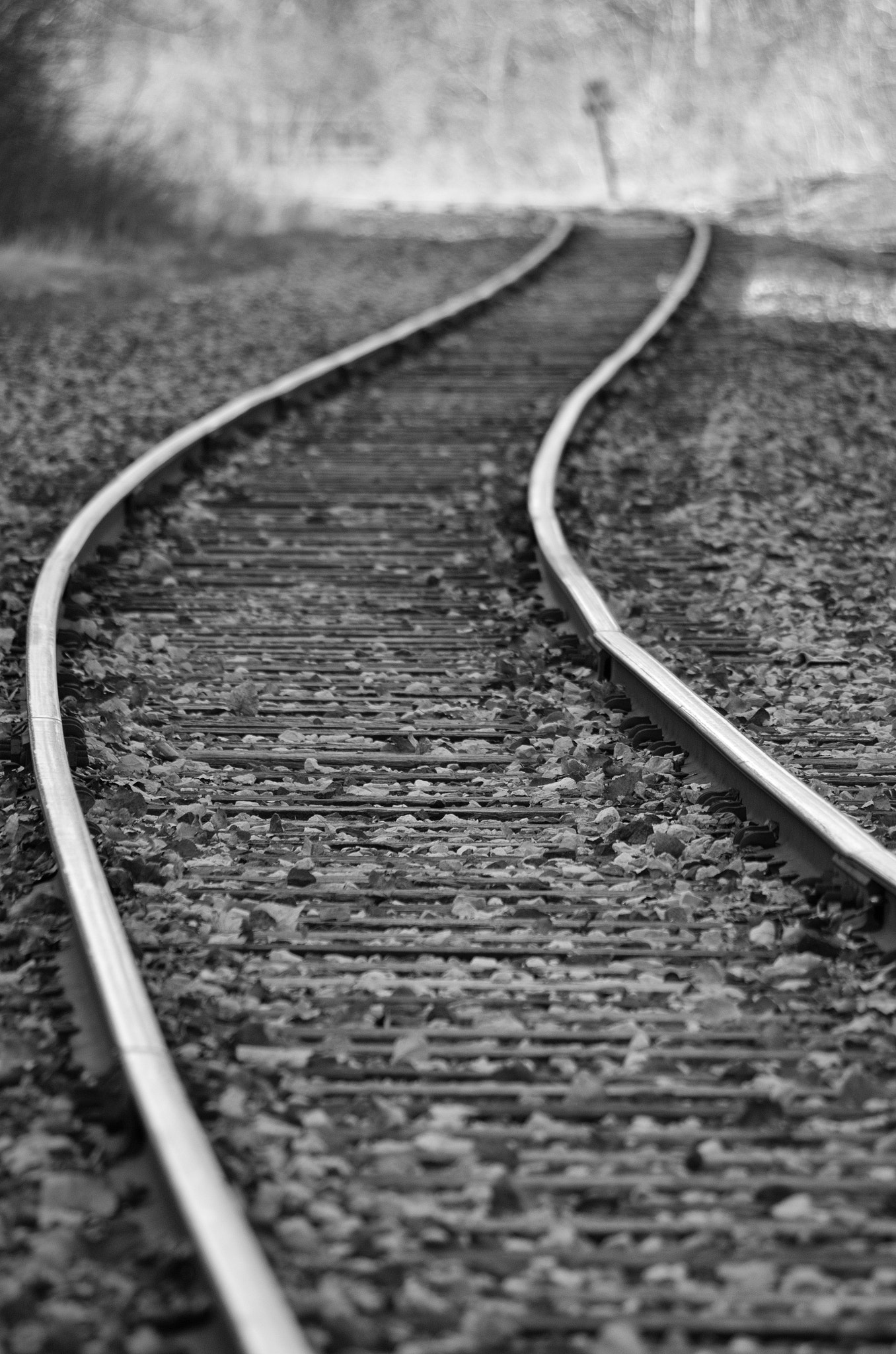 Pentax smc DA 55-300mm F4.0-5.8 ED sample photo. Railroad curves photography
