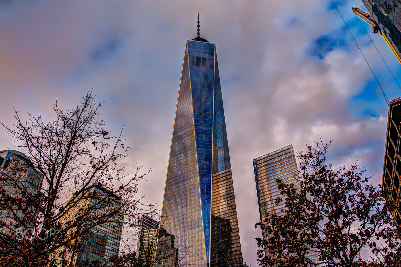 Canon EOS 450D (EOS Rebel XSi / EOS Kiss X2) + Canon EF 17-40mm F4L USM sample photo. One world trade center landscape photography