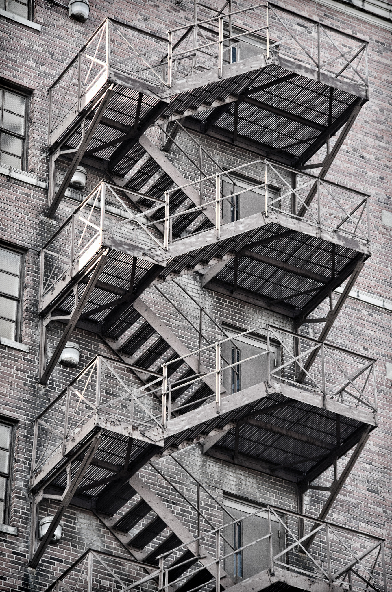 Pentax smc DA 55-300mm F4.0-5.8 ED sample photo. Fire escape photography