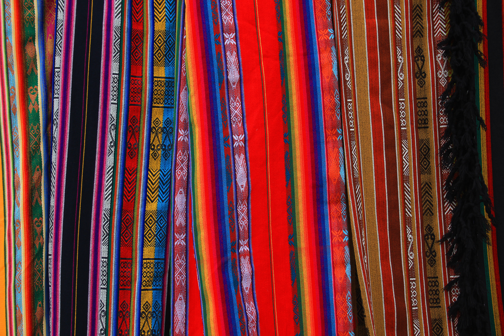 Canon EF-S 18-55mm F3.5-5.6 sample photo. Colorful handmade hammocks photography
