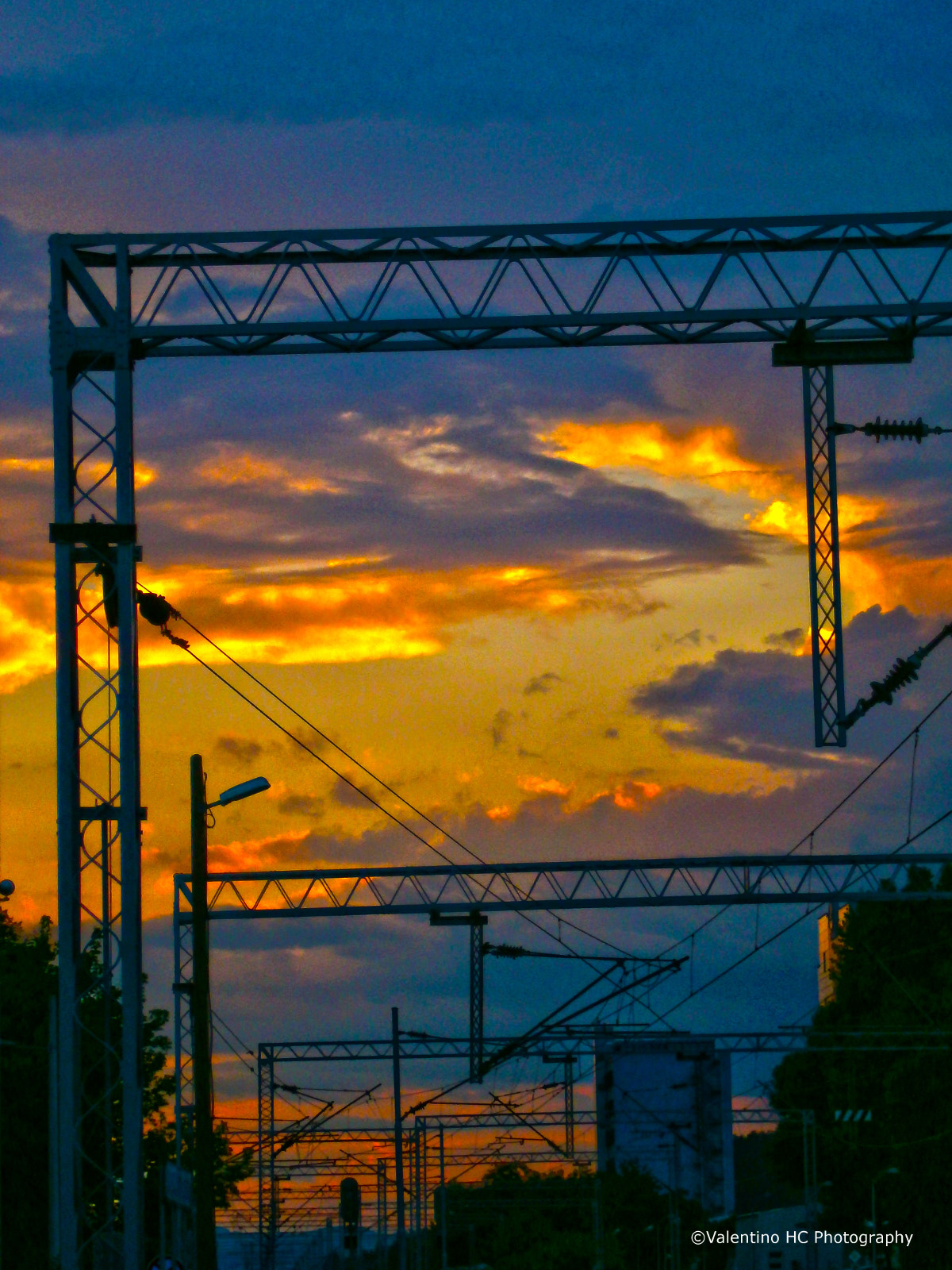 Olympus VG120,D705 sample photo. Sunset photography